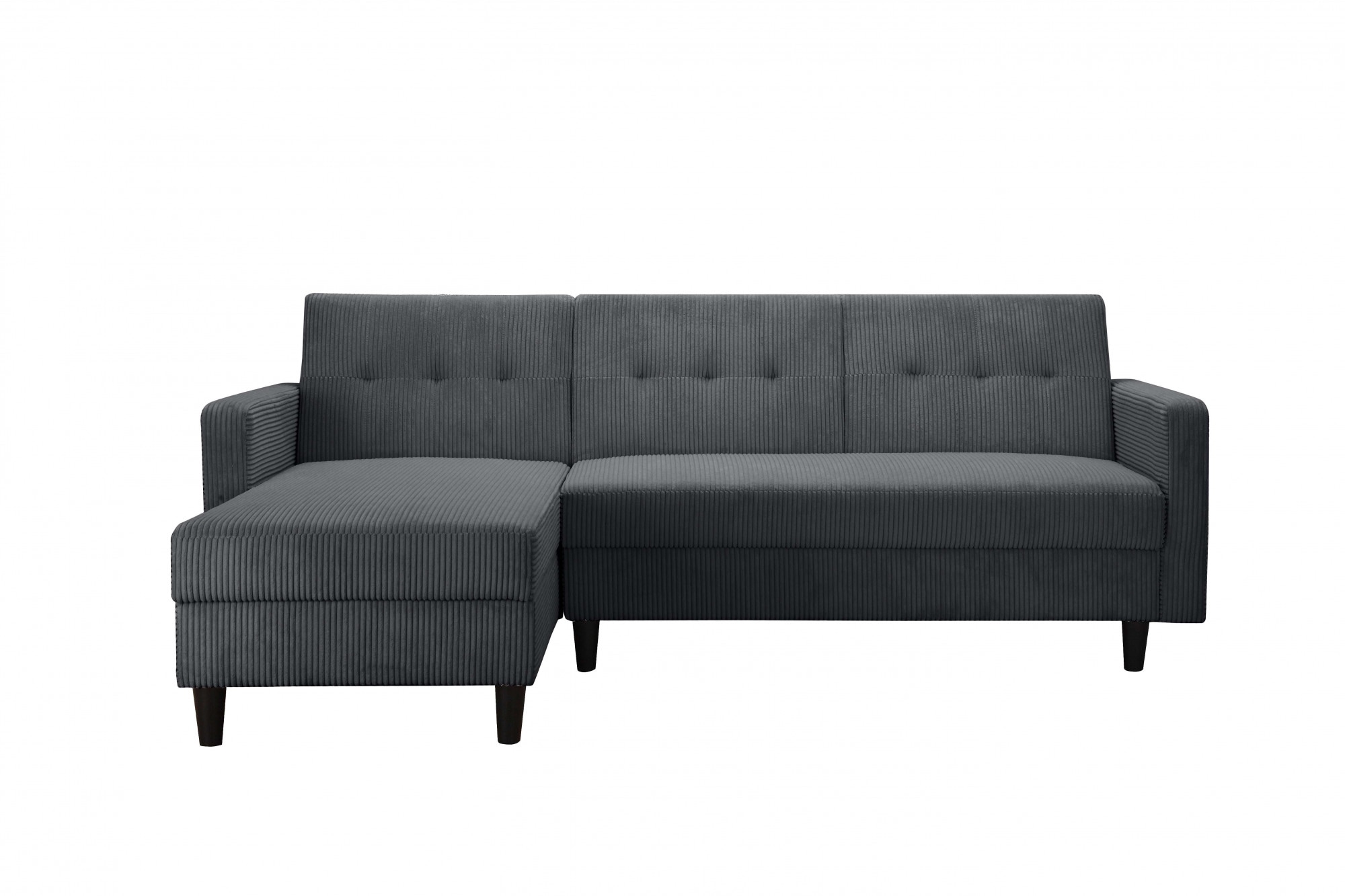 Dorel Home Ecksofa »Hartford II«, mit Bettfunktion und Stauraum, Recamiere beidseitig montierbar