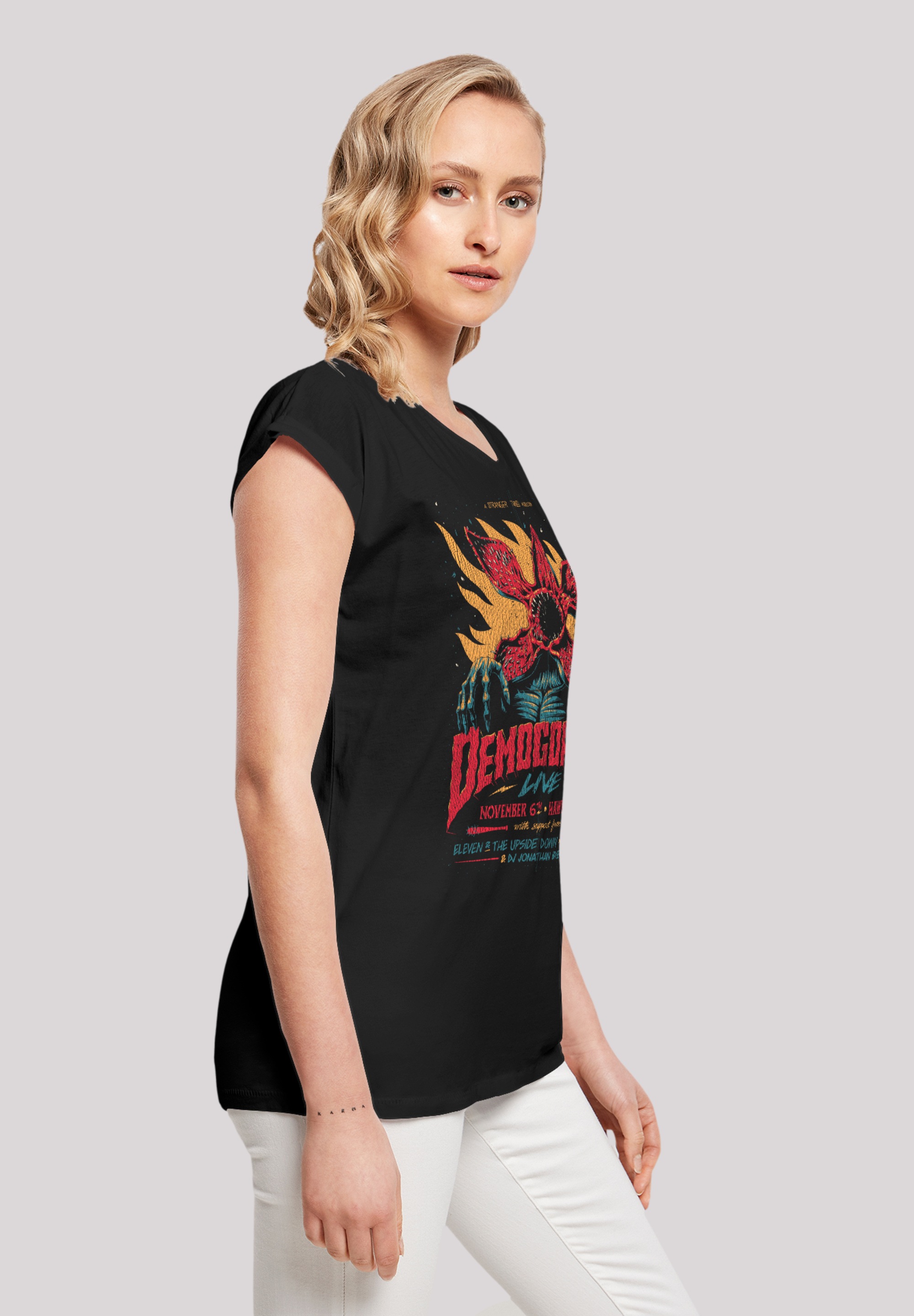 F4NT4STIC T-Shirt »Stranger Things Demogorgon Poster«, Premium Qualität