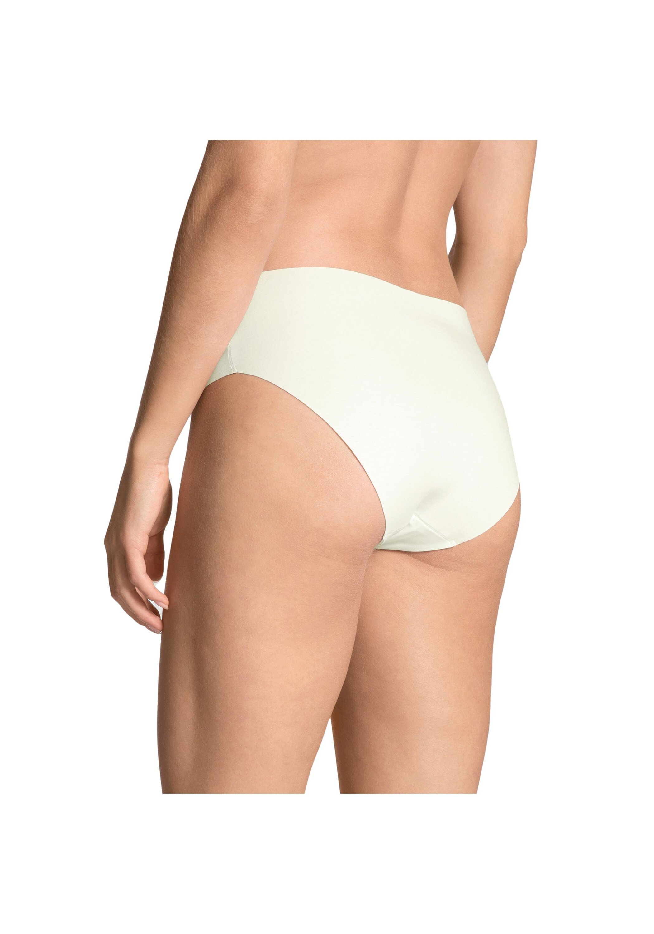 Slip CALIDA "Natural Comfort", Damen, Gr. S (40/42), weiß, Single Jersey, Obermaterial: 92% Baumwolle, 8% Elasthan, unifarben, normal, Unterhosen Slip, Regular Cut, elastisch, weich, Single Jersey Qualität, pillingarm 6