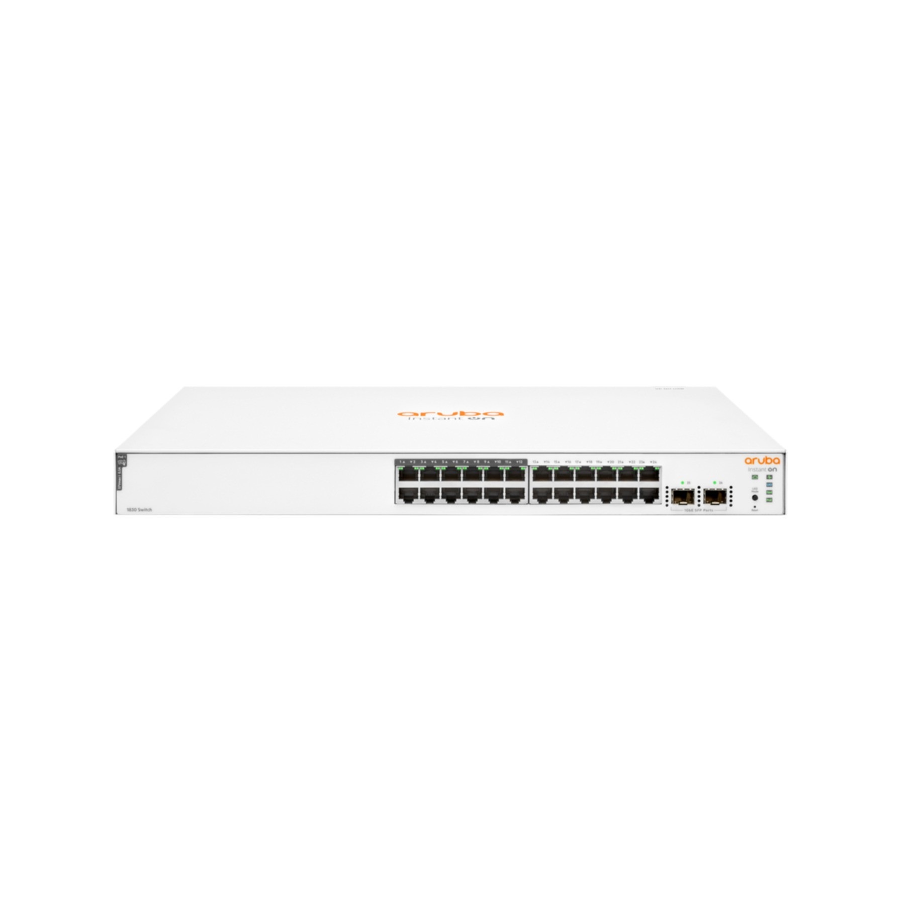 HPE ARUBA Netzwerk-Switch "Aruba Instant On 1830 24G 12p Class4 PoE 2SFP 195W", weiß, B:39cm H:12,6cm T:51,9cm, Netzwerk-Switches - Einheitsgröße