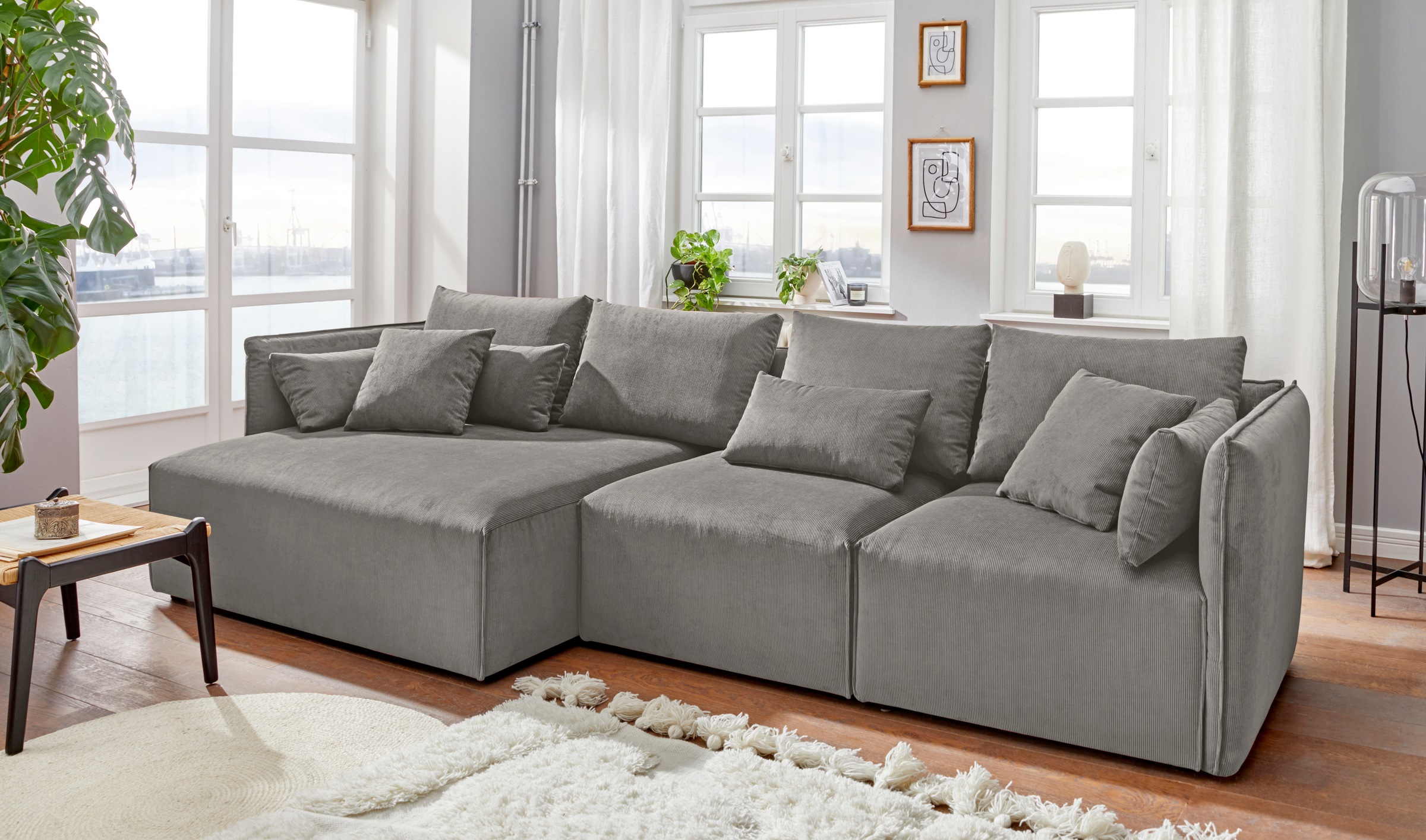 andas Ottomane »Nöre«, kurzes Lounge-Modul - zum Zusammenstellen, Breite 138 cm, Tiefe 128 cm
