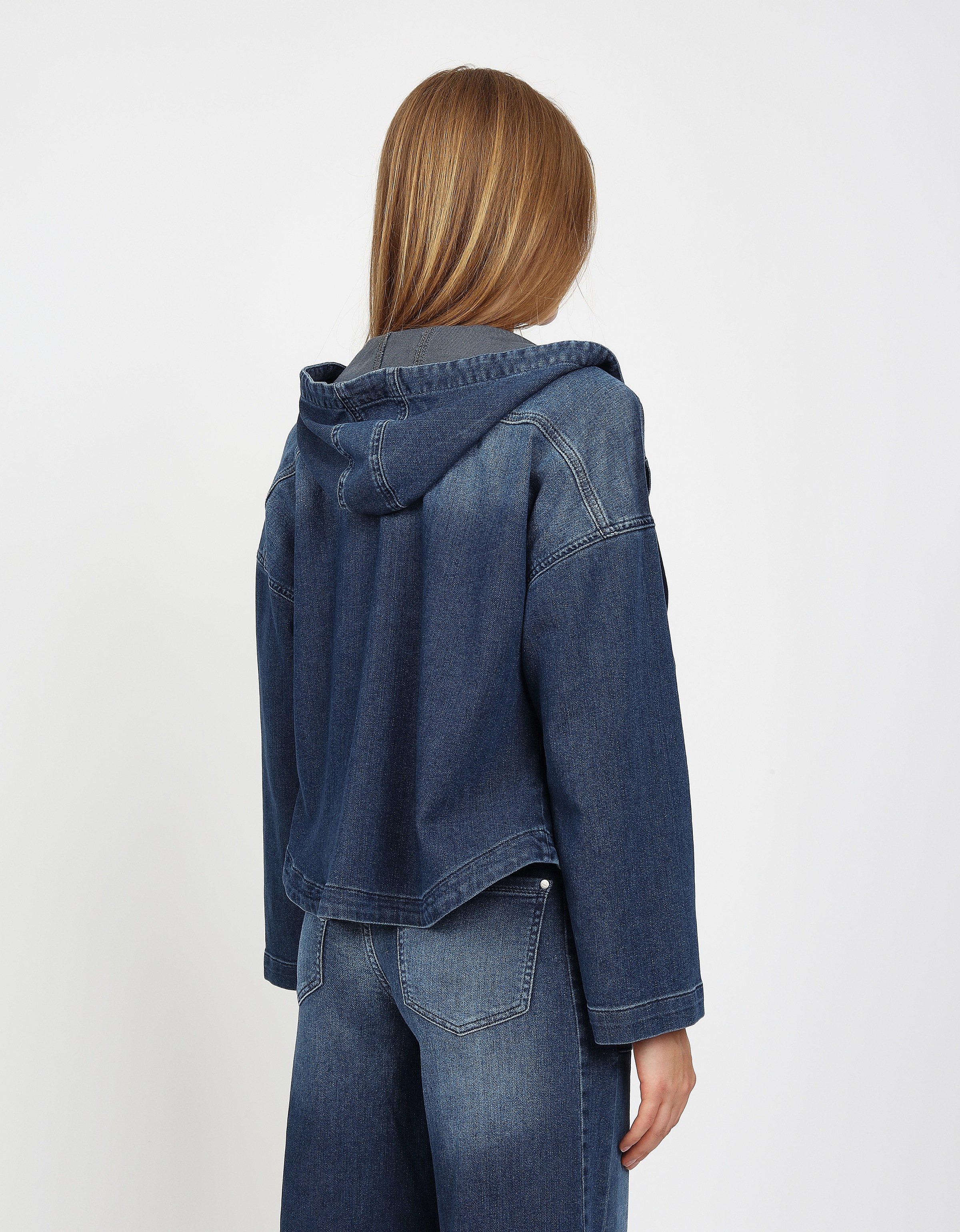 GANG Jeansjacke "94ALICE CAP LONG" mit Kapuze mit Kapuze günstig online kaufen