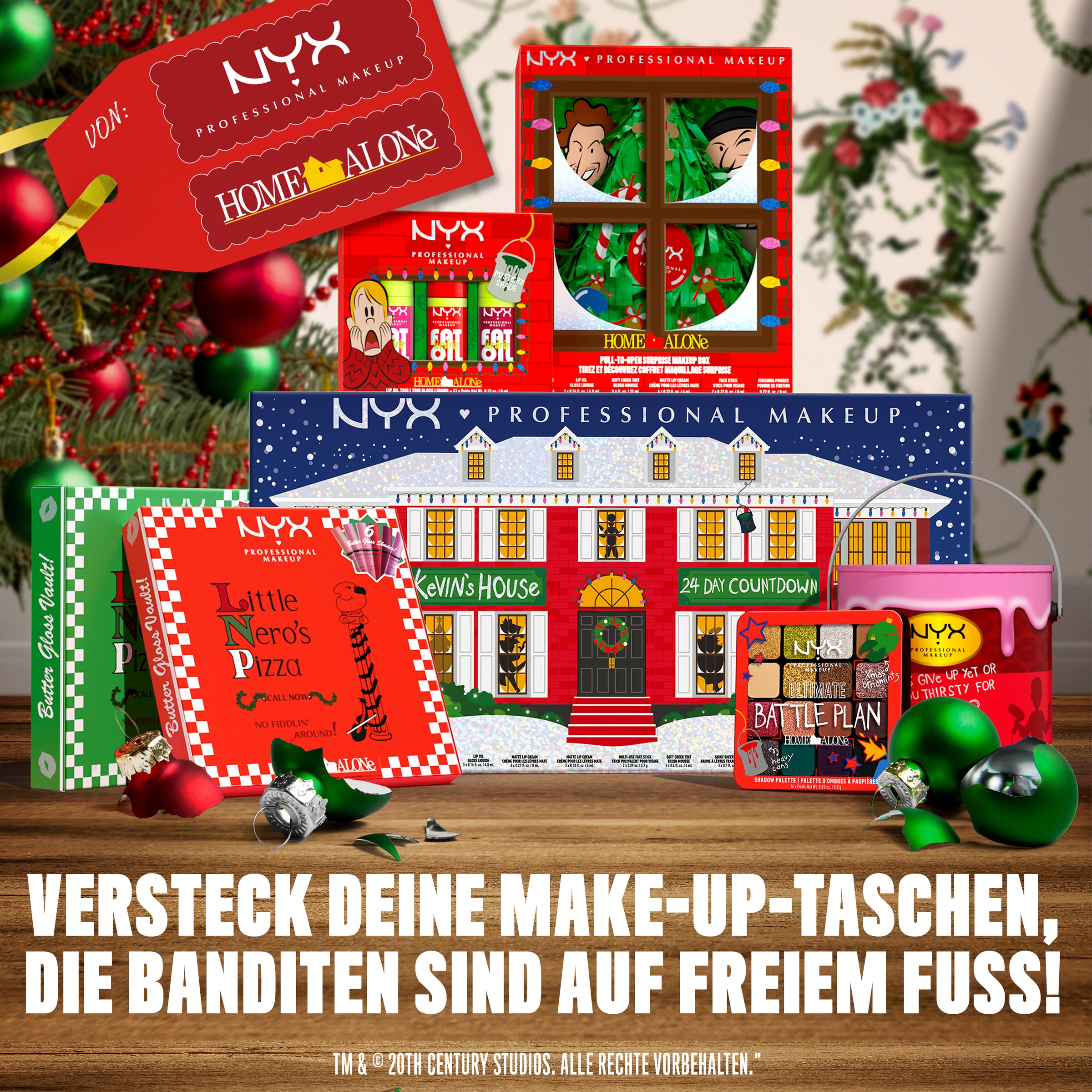 NYX Lipgloss-Set »Little Nero's Pizza«, (Spar-Set, 6 tlg.), Butterweiche Textur für geschmeidige, glänzende Lippen