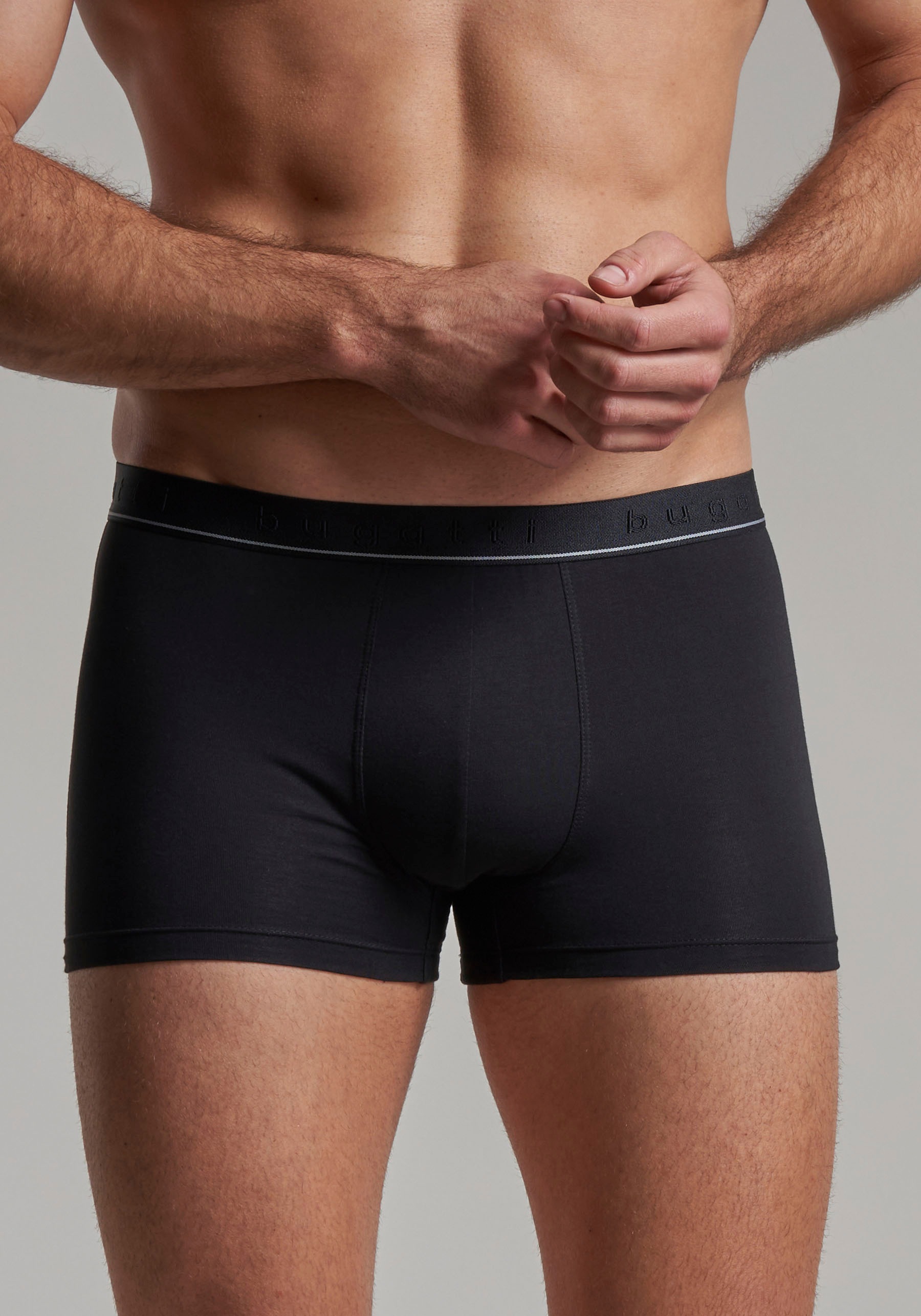bugatti Boxershorts "Pants 2er Pack, ROM", (2er Pack), mit elastischem Bund günstig online kaufen