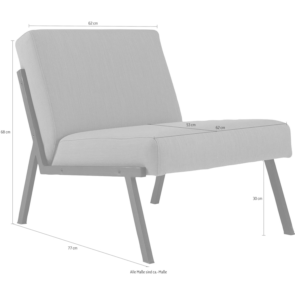 INNOVATION LIVING ™ Cocktailsessel, moderner Stuhl, Lehnen aus hochelastischem Schaum