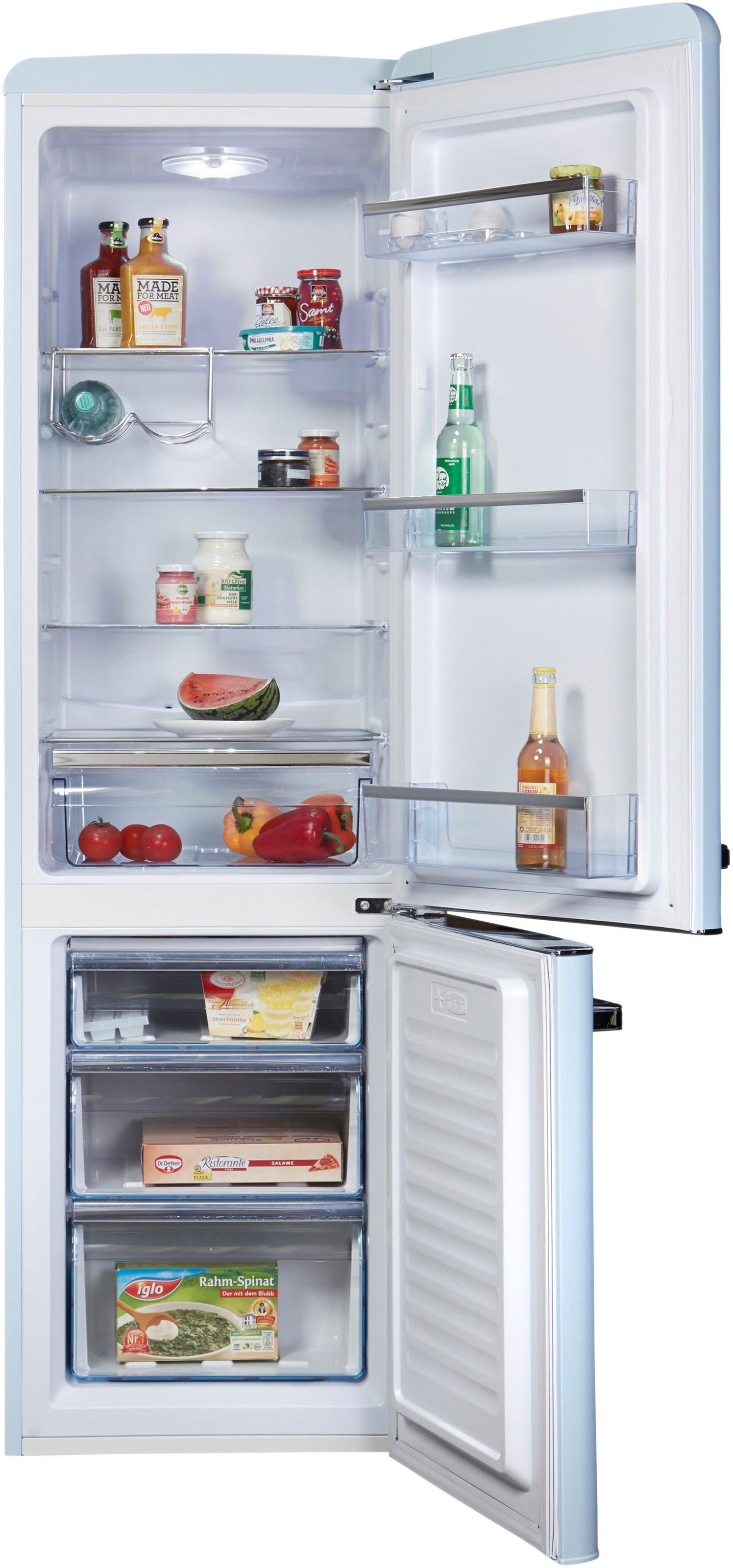 Amica Kühl-/Gefrierkombination "KGCR 387 100L" 181 cm hoch 55 cm breit günstig online kaufen