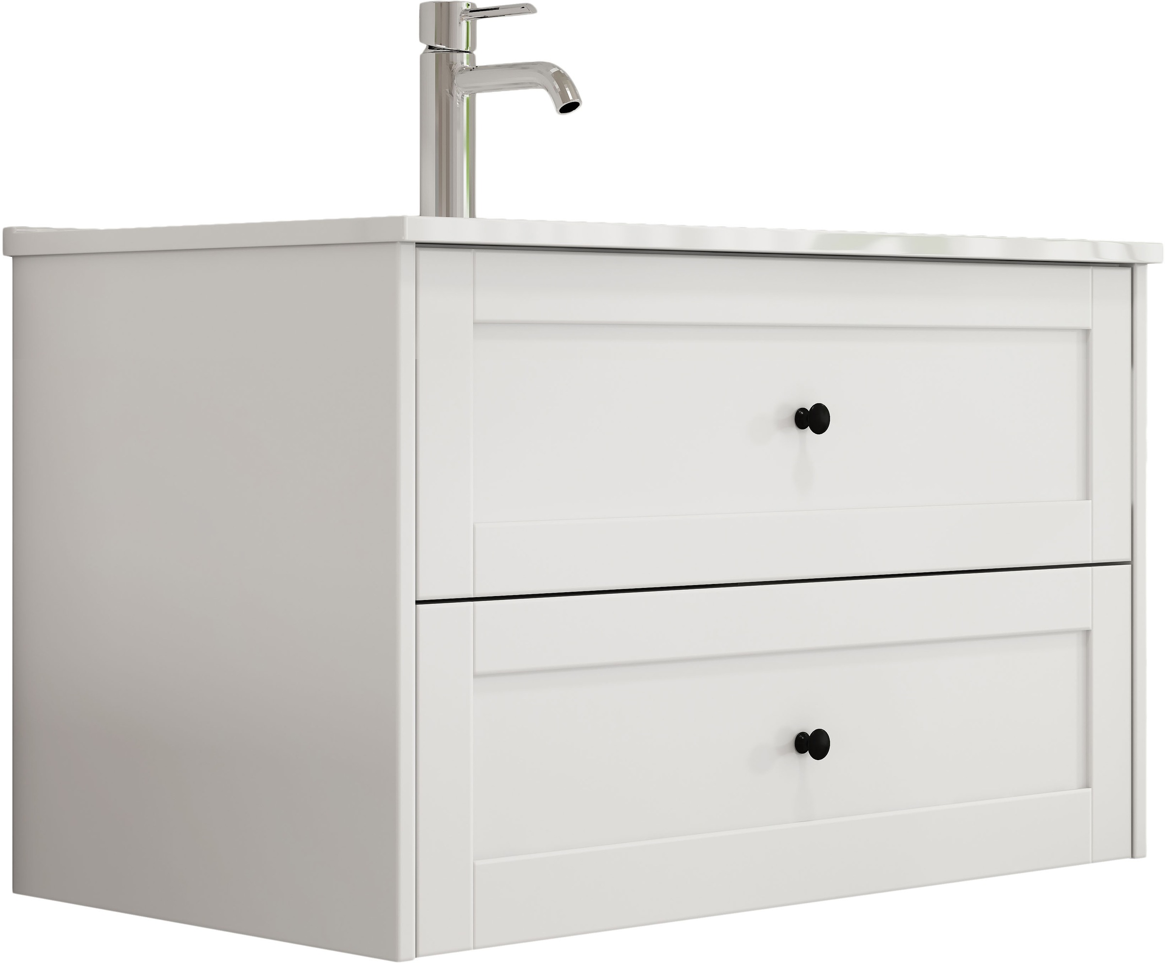 welltime Waschtisch »Rotterdam« Badmöbel inkl. Keramikwaschbecken, in verschiedenen Breiten erhältlich