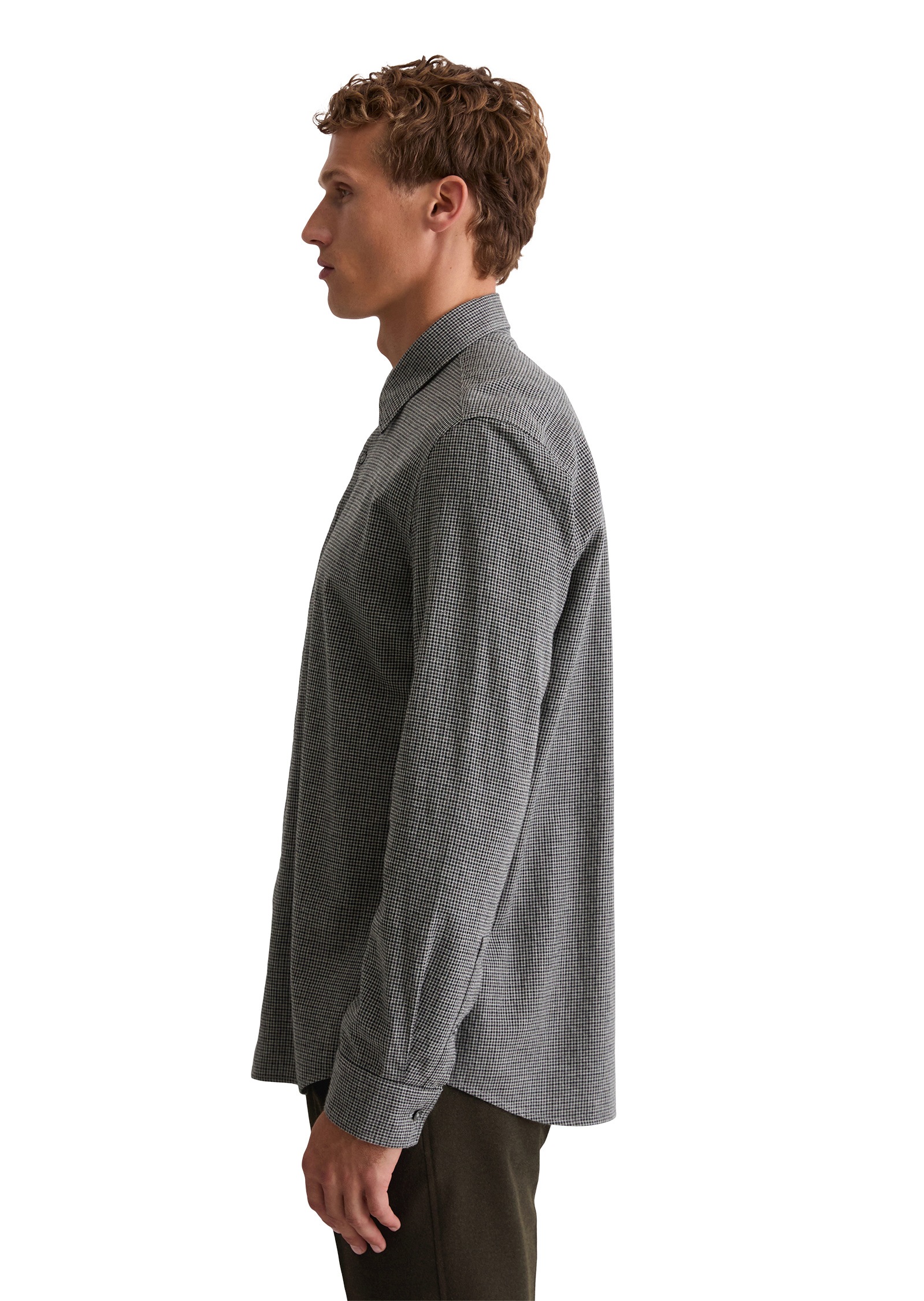 Marc OPolo Langarmhemd "aus Bio-Baumwoll-Flanell" günstig online kaufen