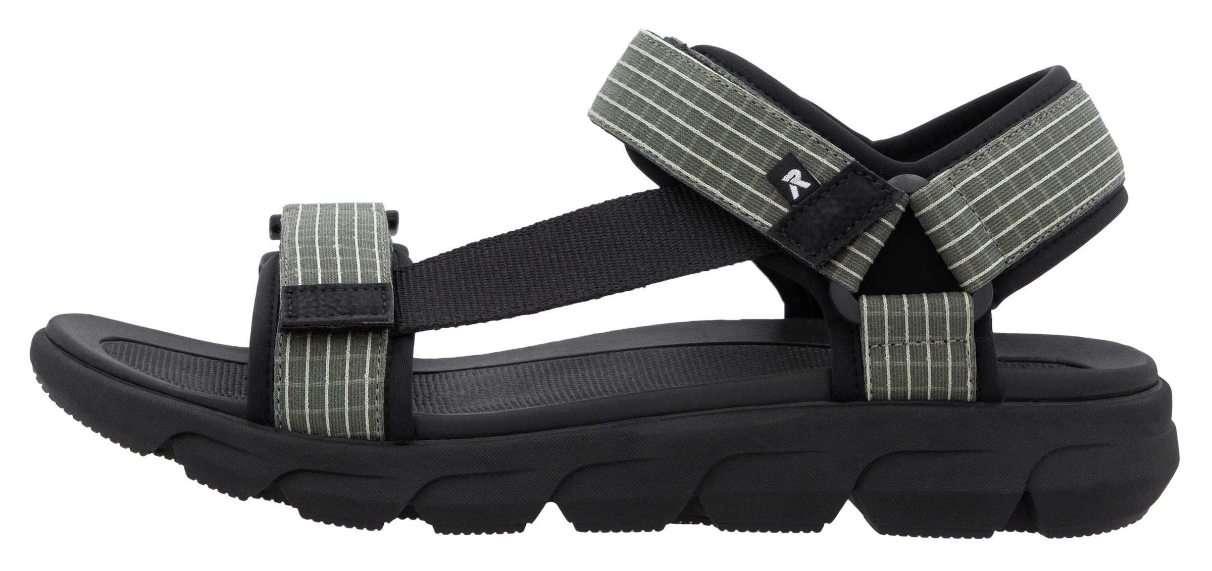 RIEKER Sport Sandale »Orlando«, Outdoorsandale, Sommerschuh, Maschinenwäsche, mit weichem Fußbett
