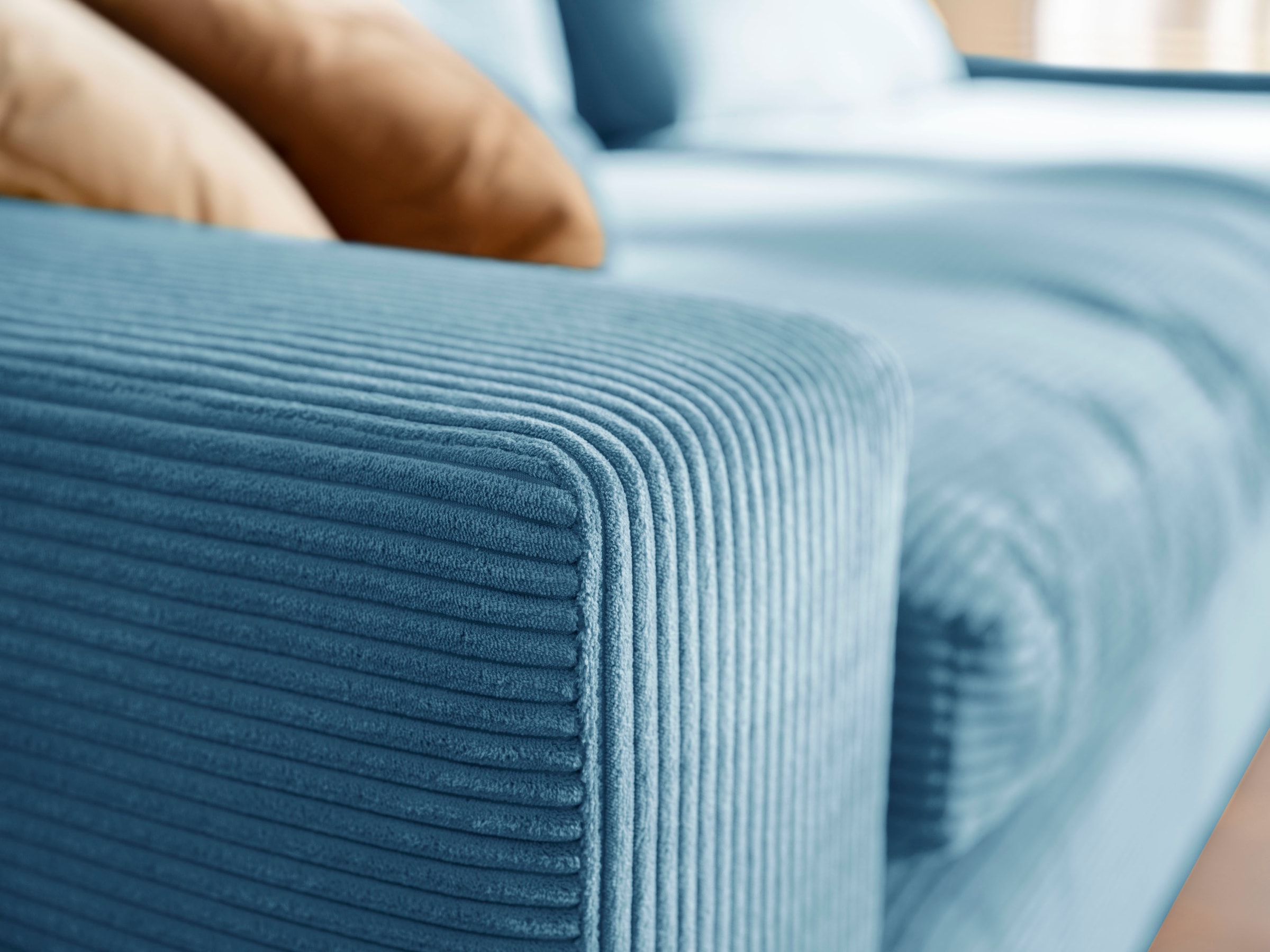 alina Big-Sofa »Sandy«, 266 cm breit und 98 cm tief, in modernem Cordstoff