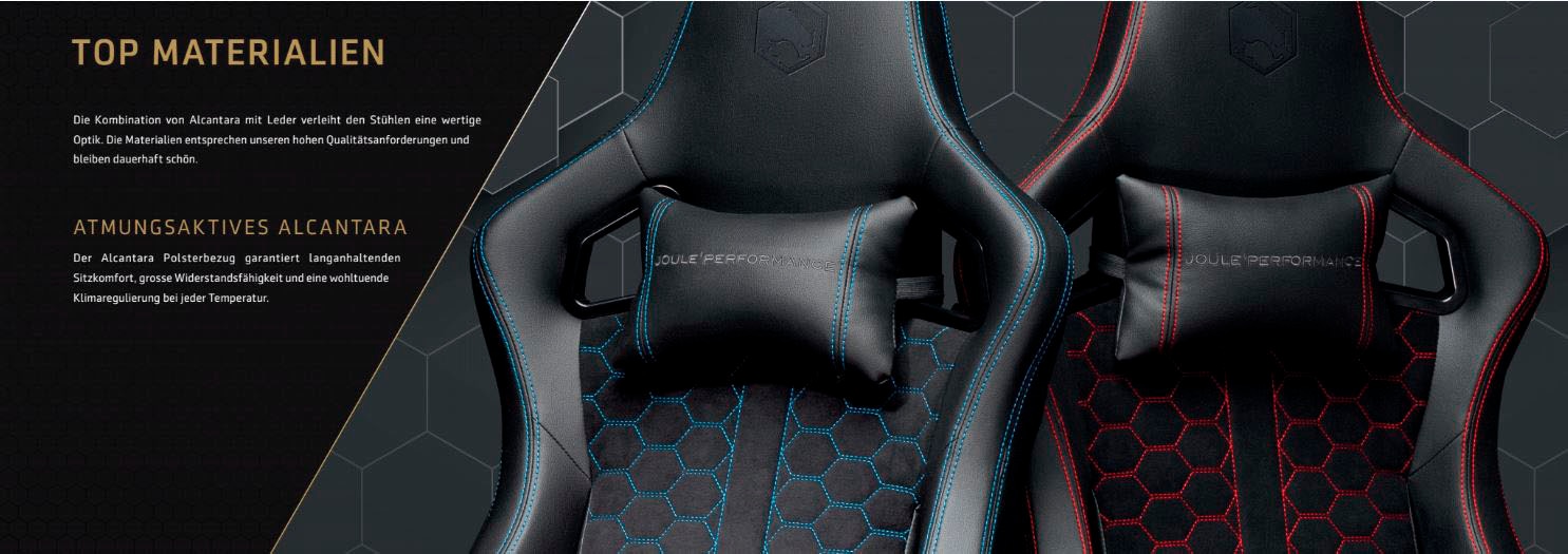 Joule Performance Gaming-Stuhl »RAID Alcantara«