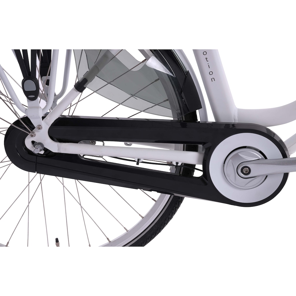 LLobe E-Bike »WhiteMotion 3.0, 15,6Ah«, 7 Gang, Shimano, Frontmotor 250 W