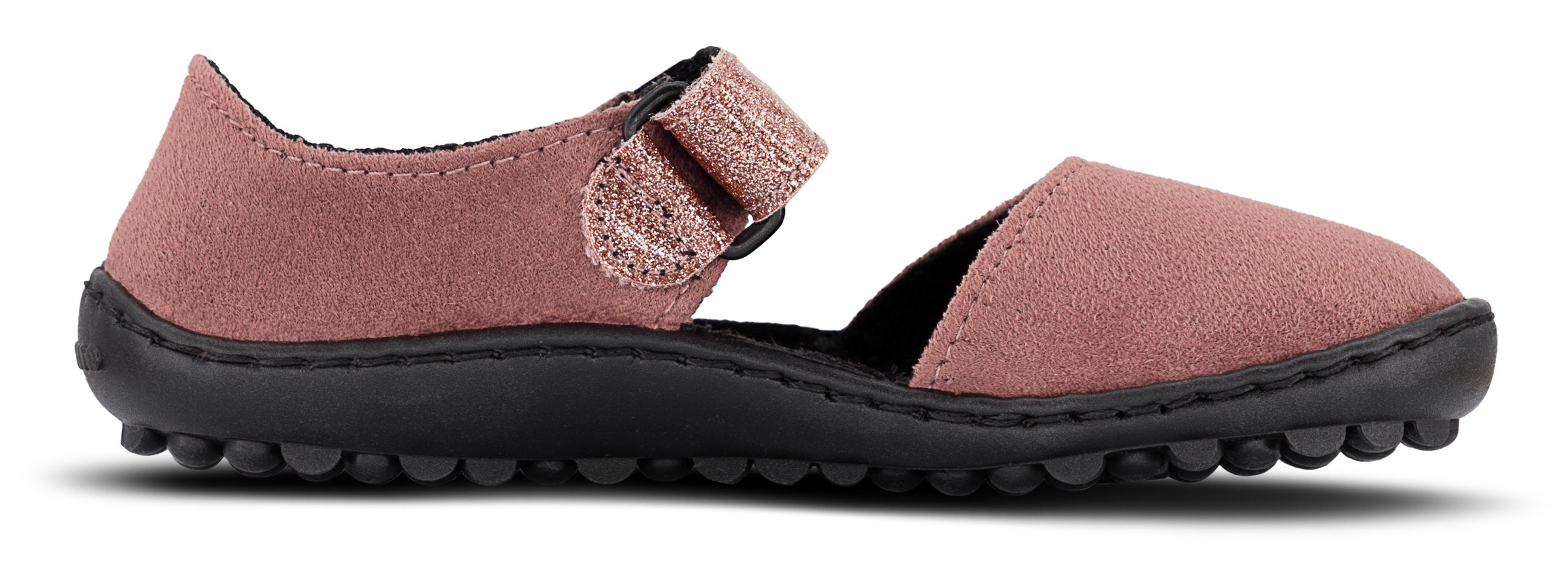 Leguano Barfußschuh »LEGUANITO JARINA«, Halbschuh, Bequemschuh mit Glitzer und Herzapplikation