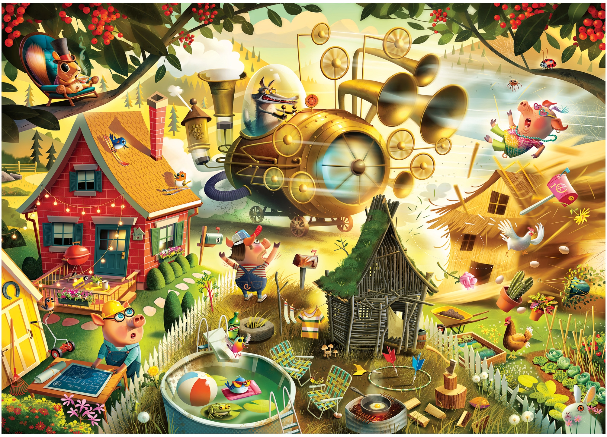 Ravensburger Puzzle »Dean MacAdam: Aufgepasst, kleine Schweinchen!« Made in Germany