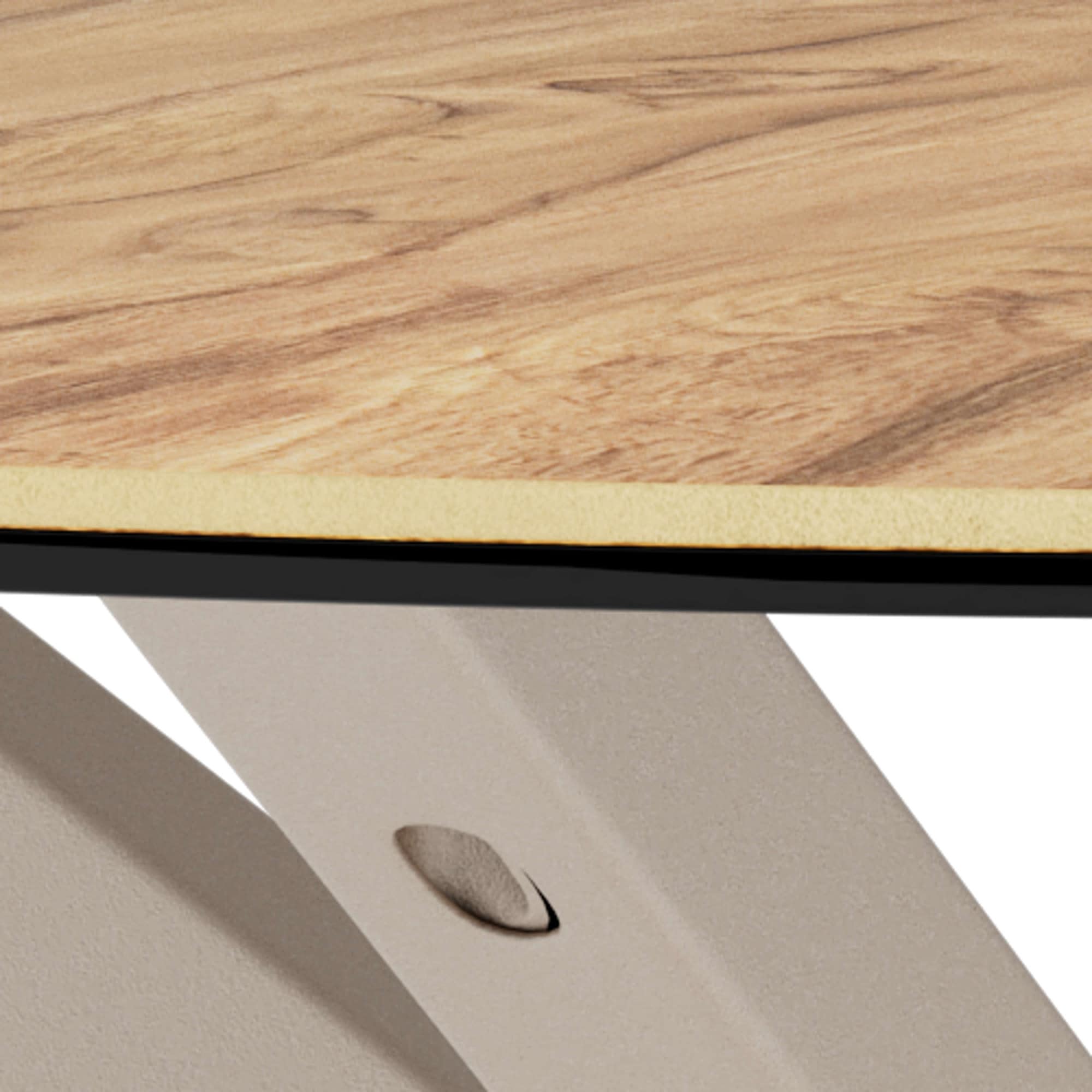 ACTONA GROUP Couchtisch »Kaffeetisch, Beistelltisch« Tisch, Wildeiche, Ø82x40cm