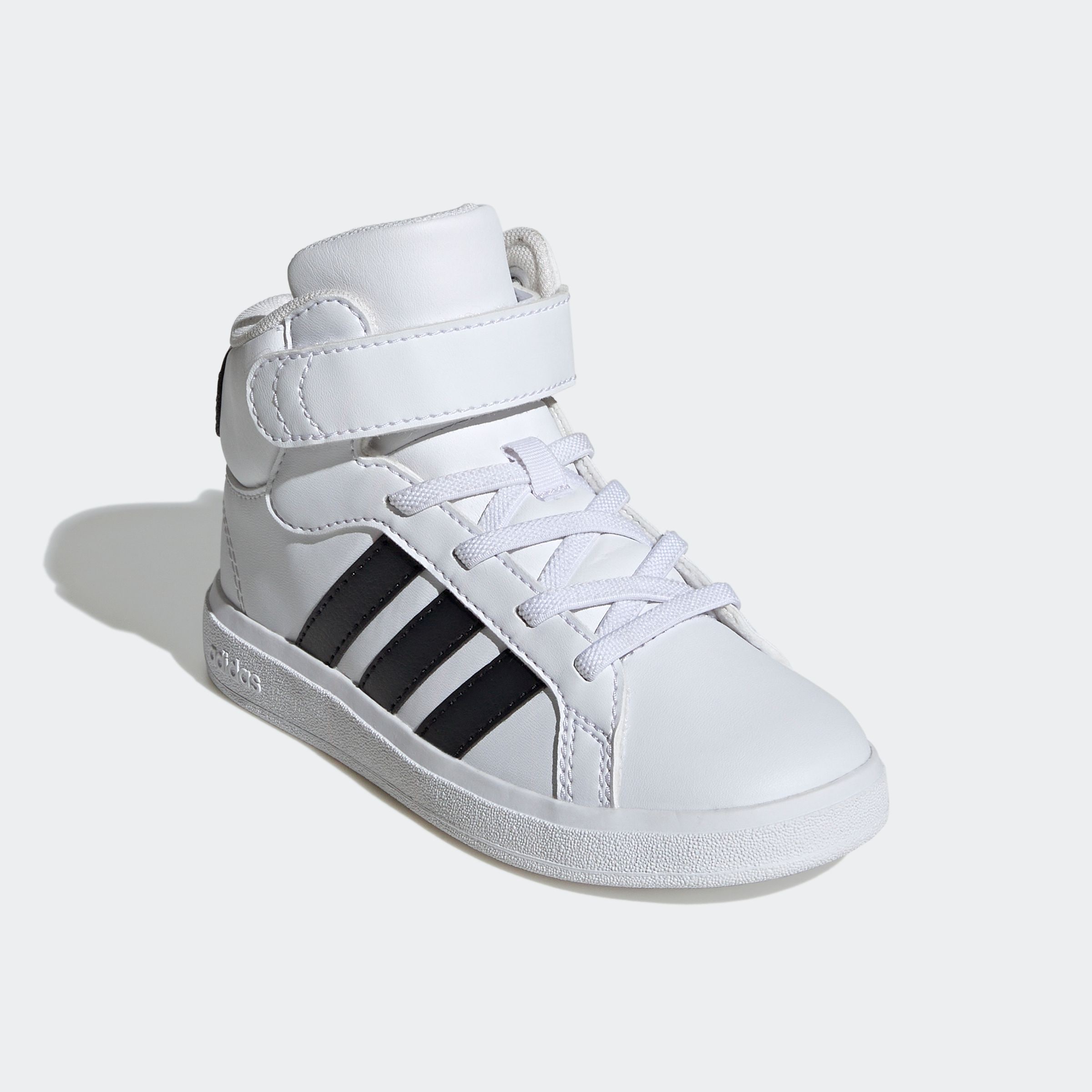 adidas Sportswear Sneaker »GRAND COURT MID KIDS«, Design auf den Spuren des adidas Superstar
