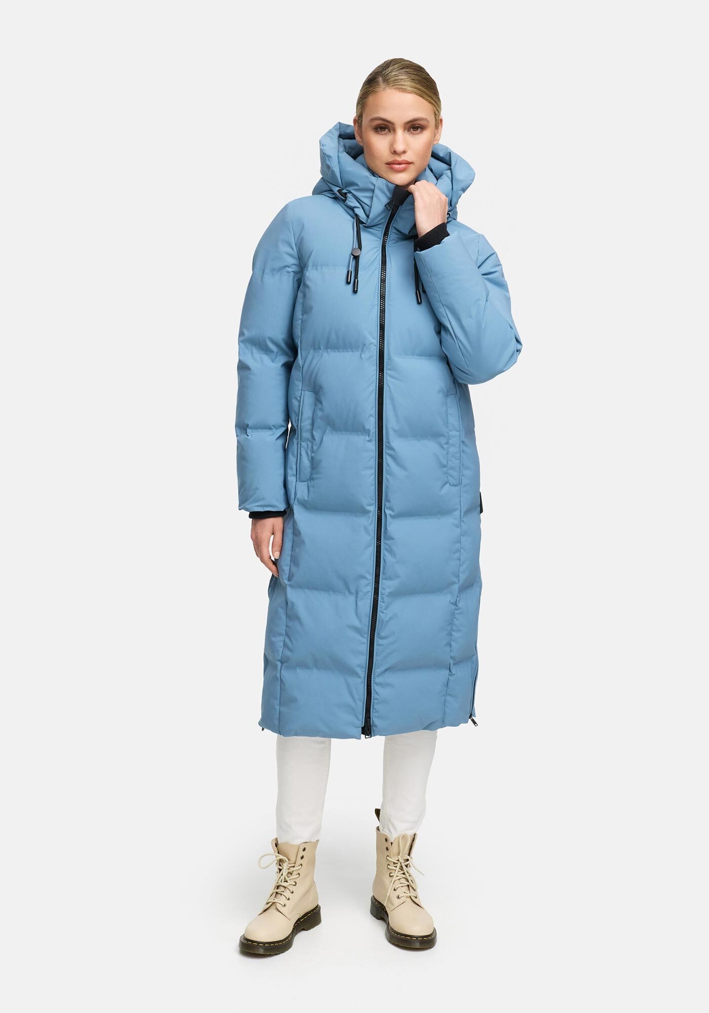Marikoo Winterjacke »Tikoraa«, mit geschweißten Nähten und luxuriöser Kapuze