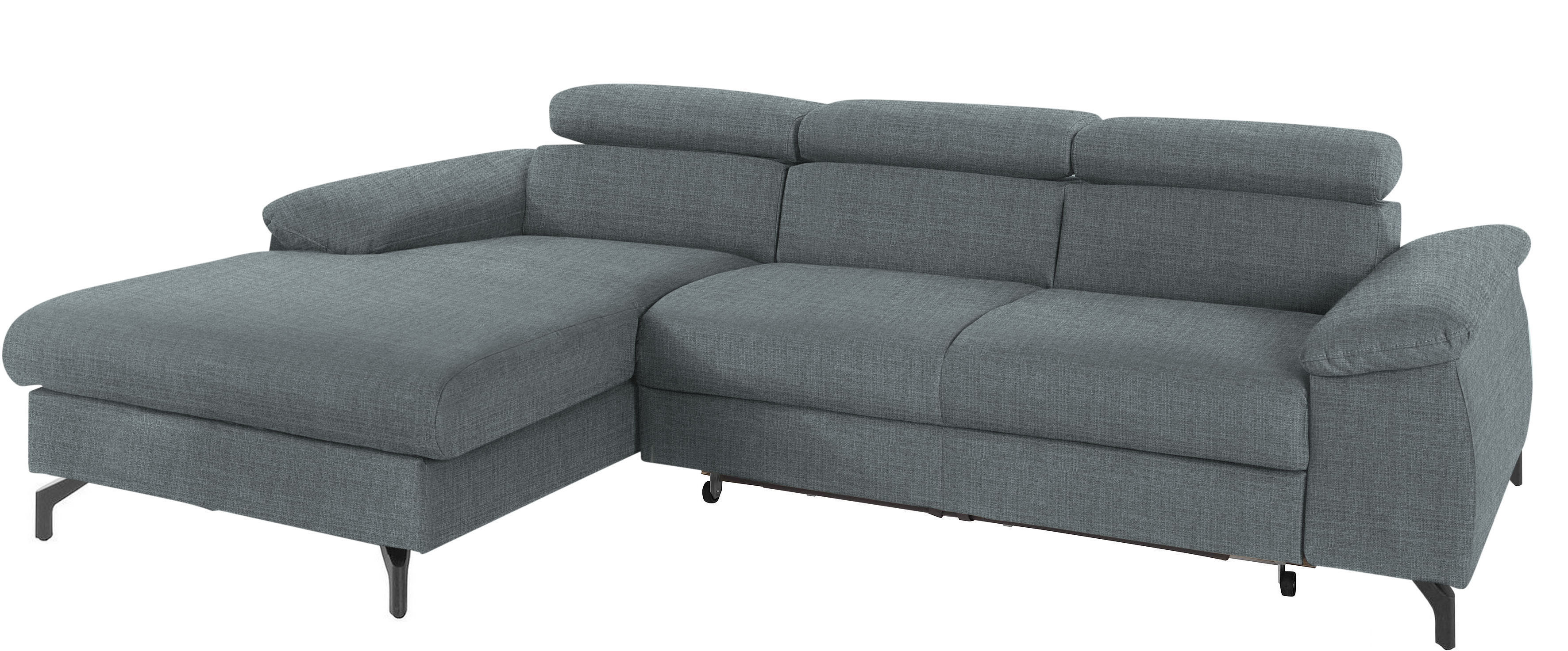 COTTA Ecksofa "Kitty L-Form, B: 242 cm" mit Kopfteilverstellung, optional Schlaffunktion & Bettkasten