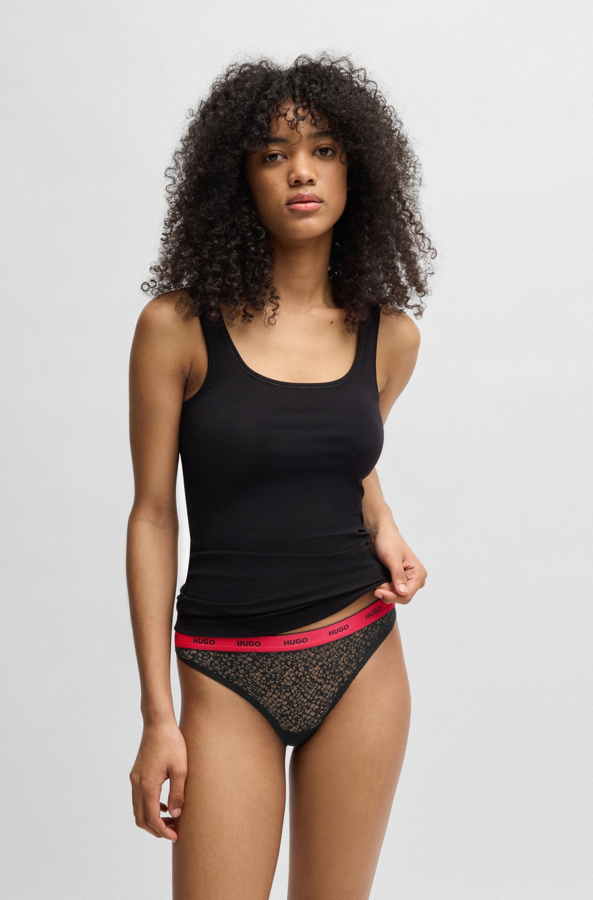 HUGO Underwear Slip »TRIPLE THONG LACE«, mit Struktur