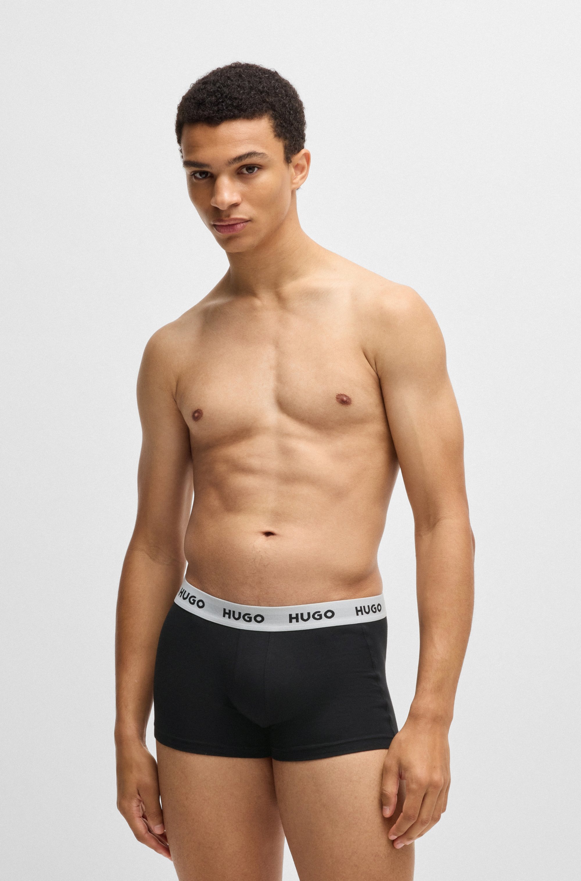 HUGO Underwear Trunk "TRUNK TRIPLET PACK", (Packung, 3 St.), mit BOSS Schri günstig online kaufen