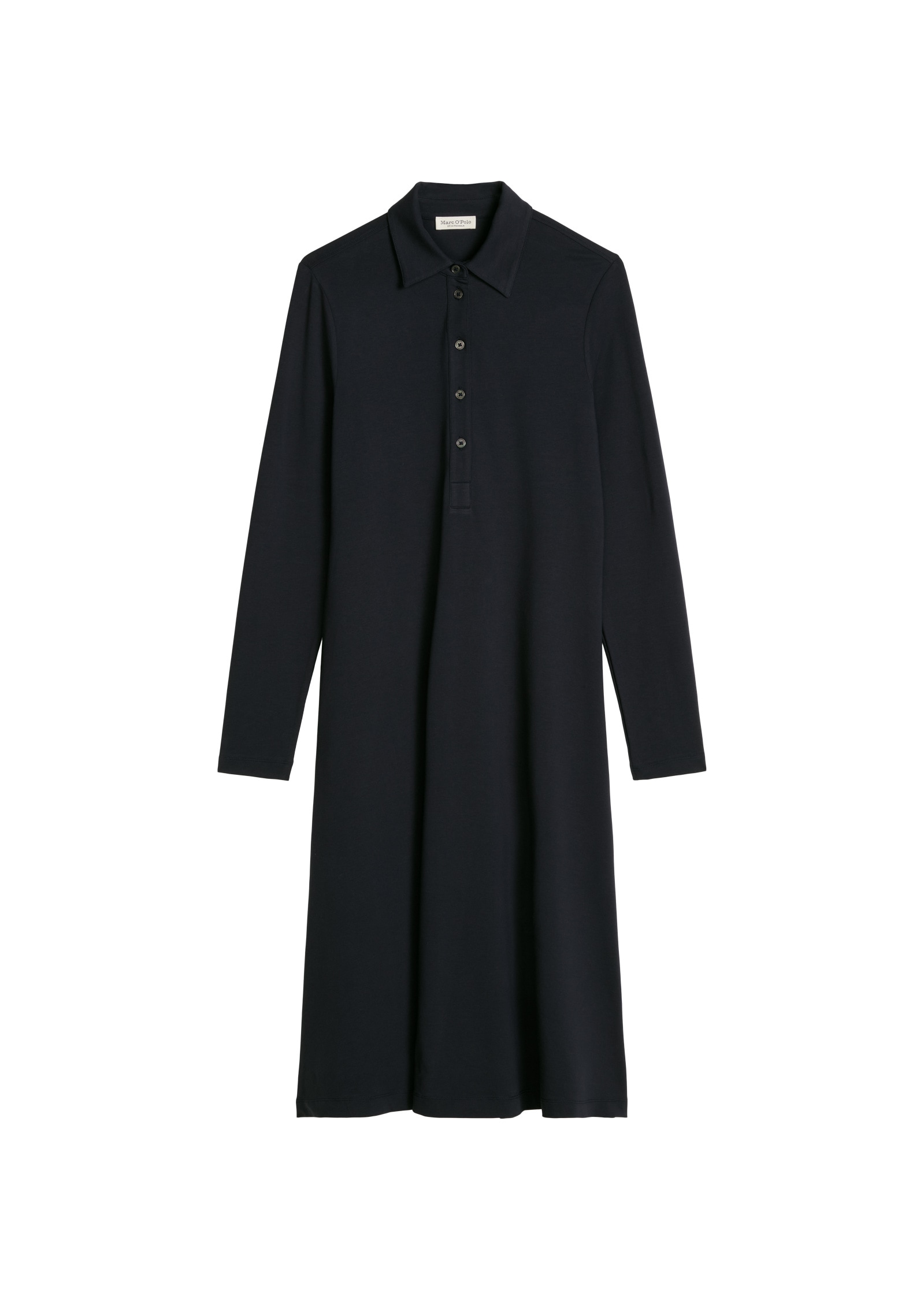 Marc O'Polo Hemdblusenkleid »aus Single Jersey mit Paper-Finish«