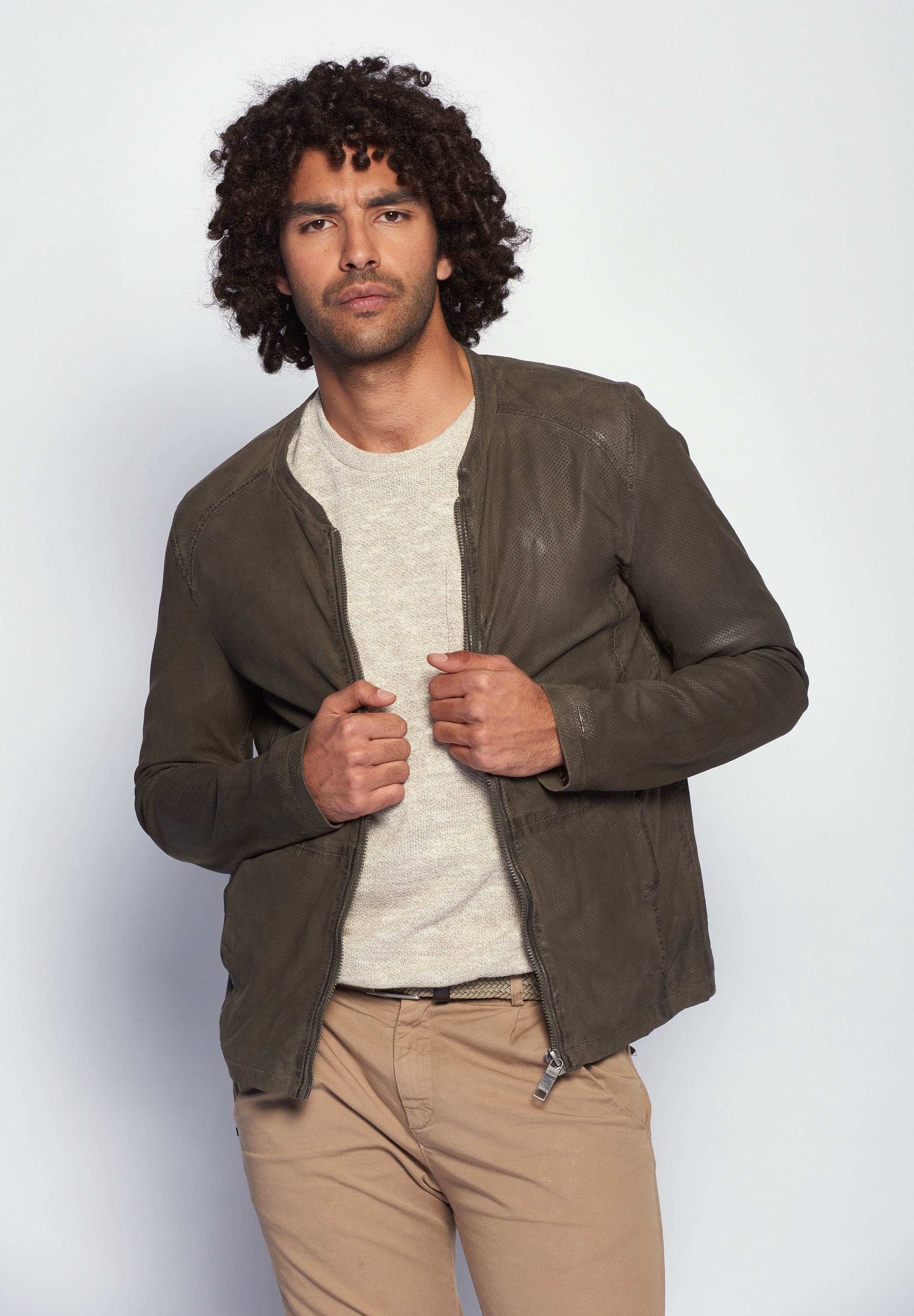 Maze Lederjacke »Dobson«