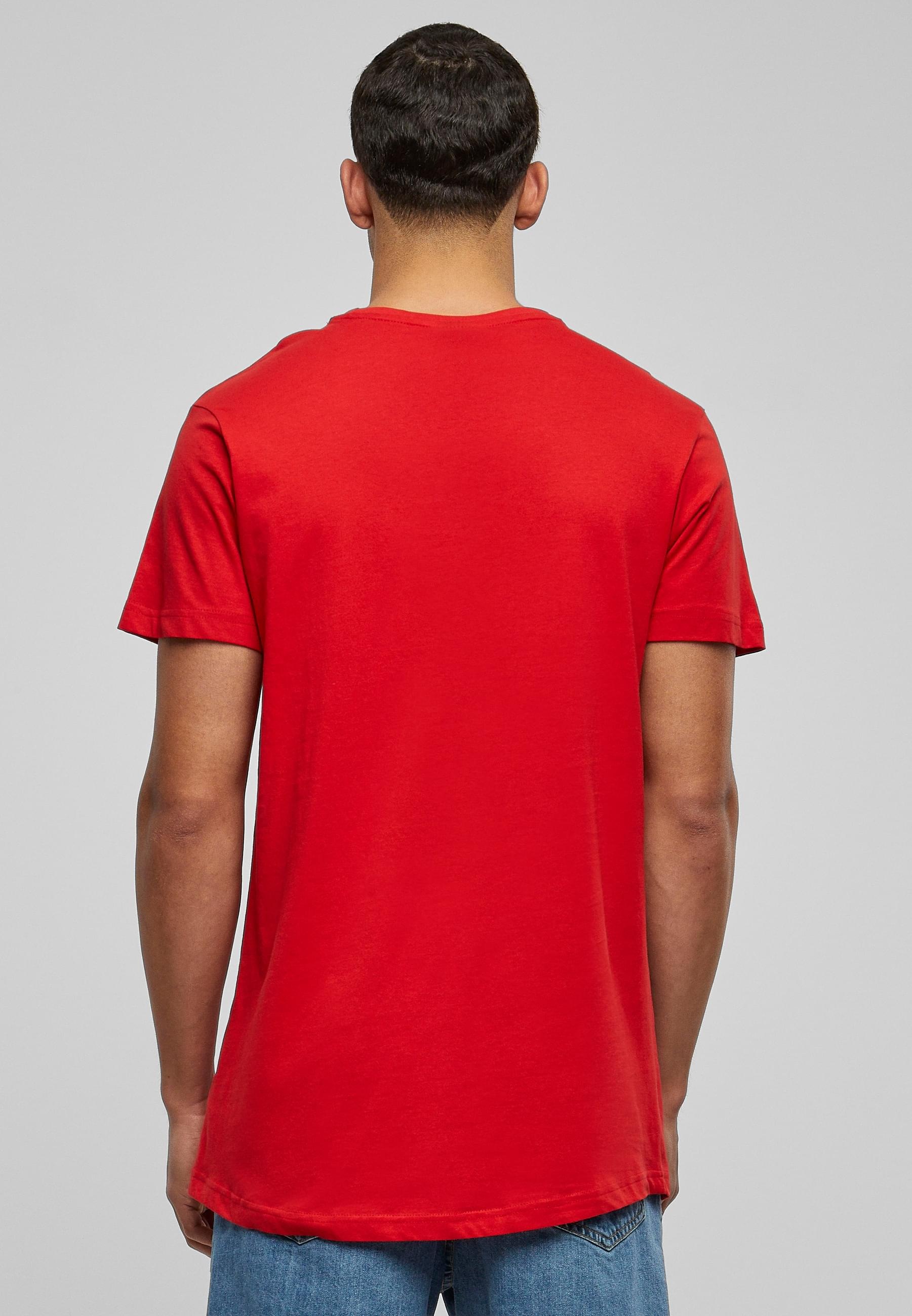 URBAN CLASSICS Kurzarmshirt »Urban Classics Herren Shaped Long Tee«, (1 tlg.)