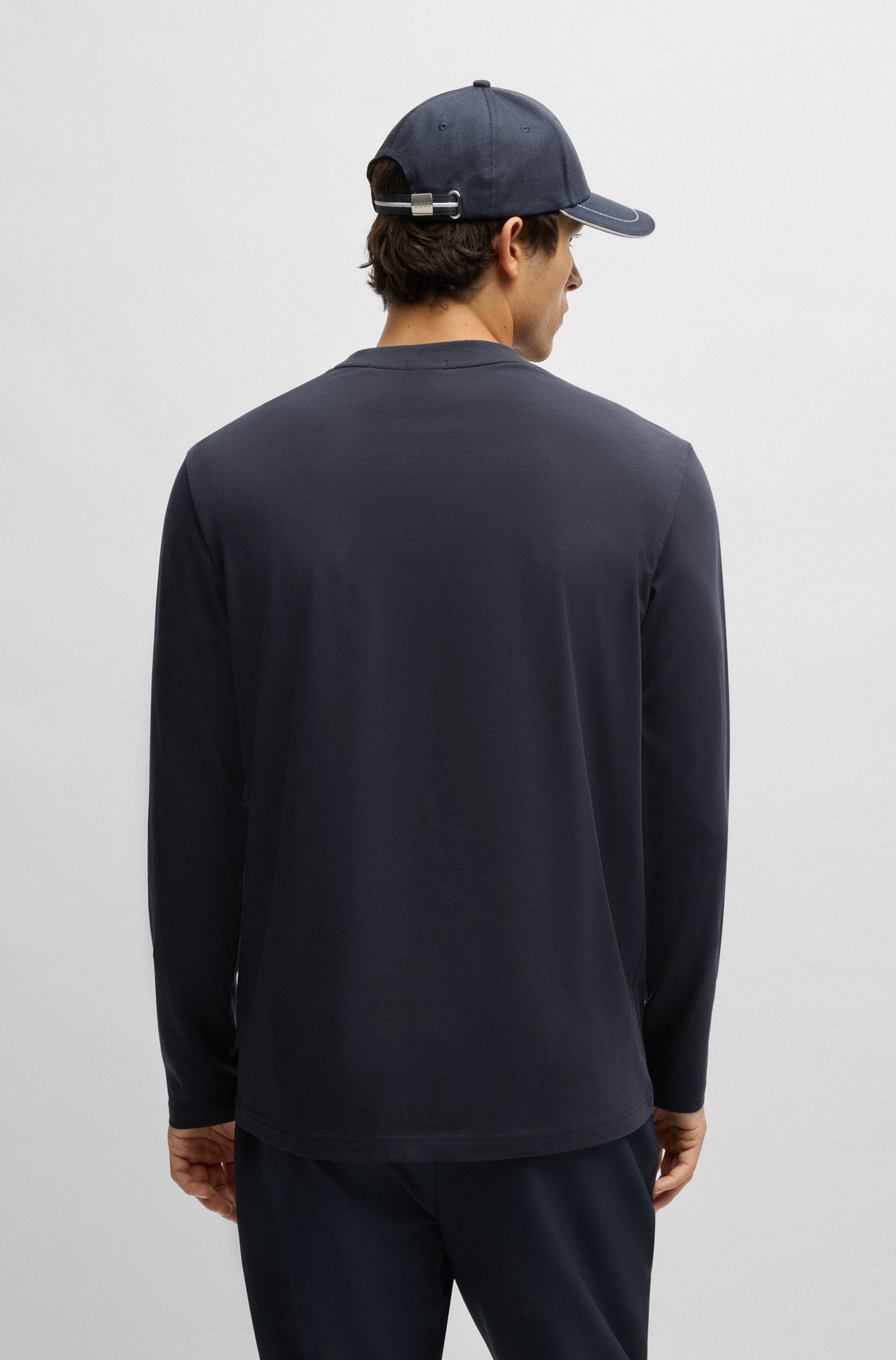 BOSS GREEN Langarmshirt "Tee Long", mit Rundhalsausschnitt günstig online kaufen