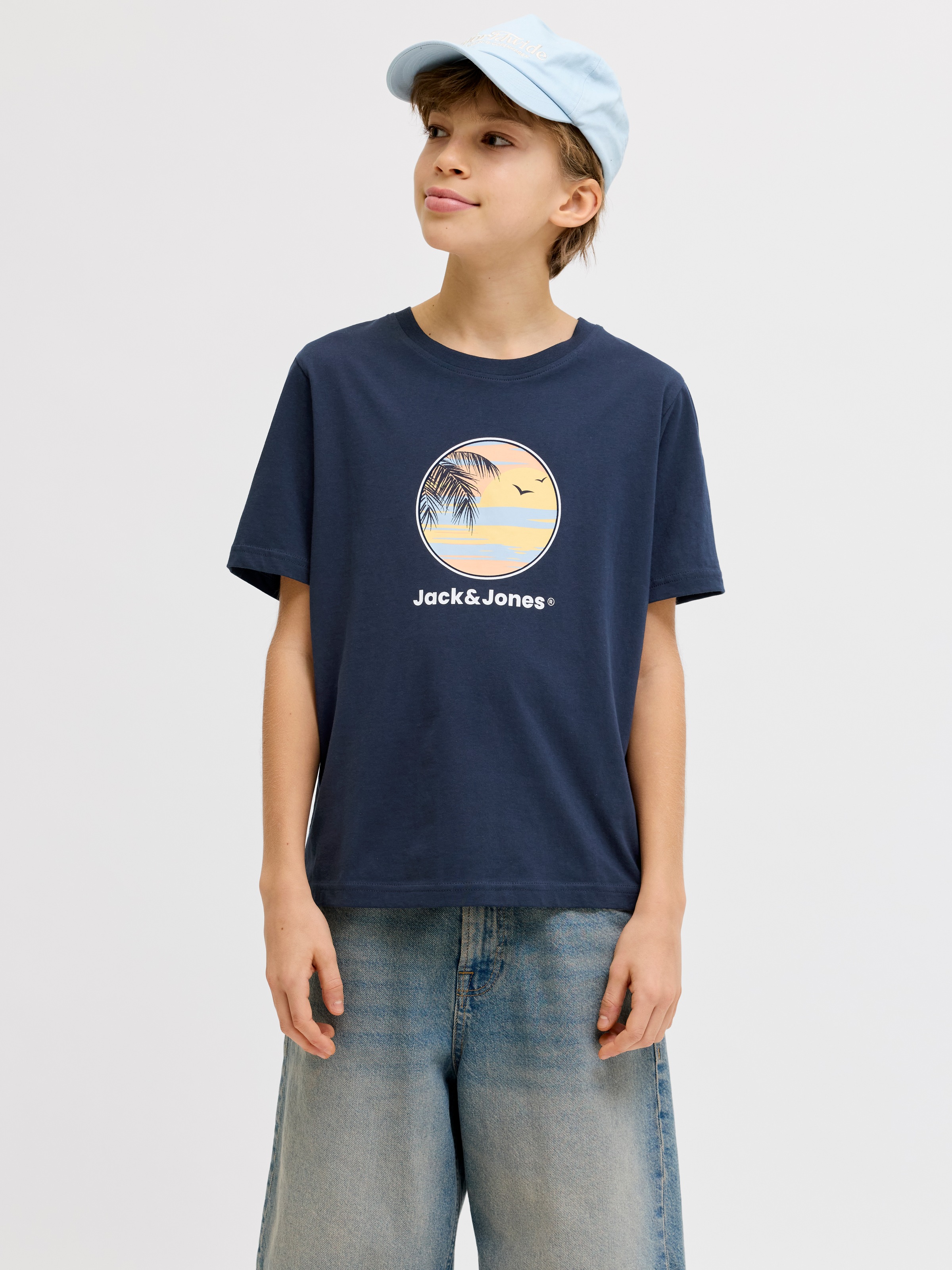 Jack & Jones Junior Jjperry Tee Jungen Navy Blazer 152 2