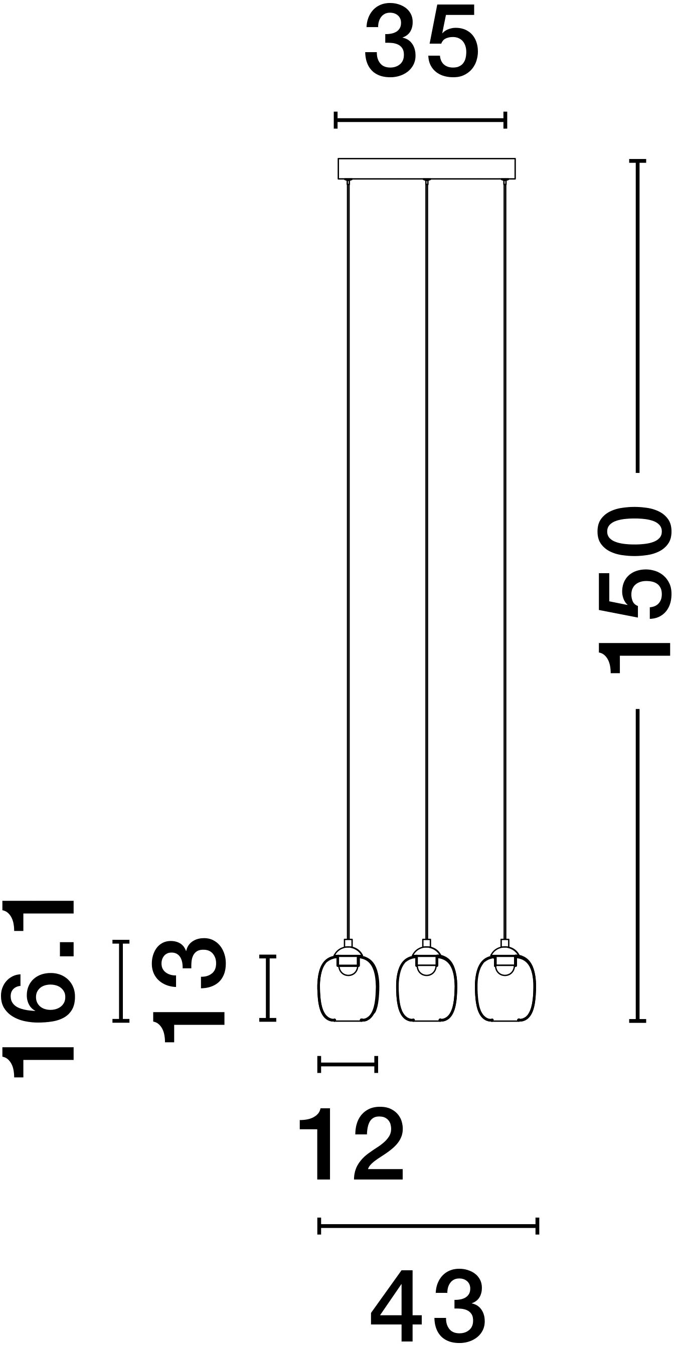 Nova Luce Pendelleuchte »KITA«, 5 flammig