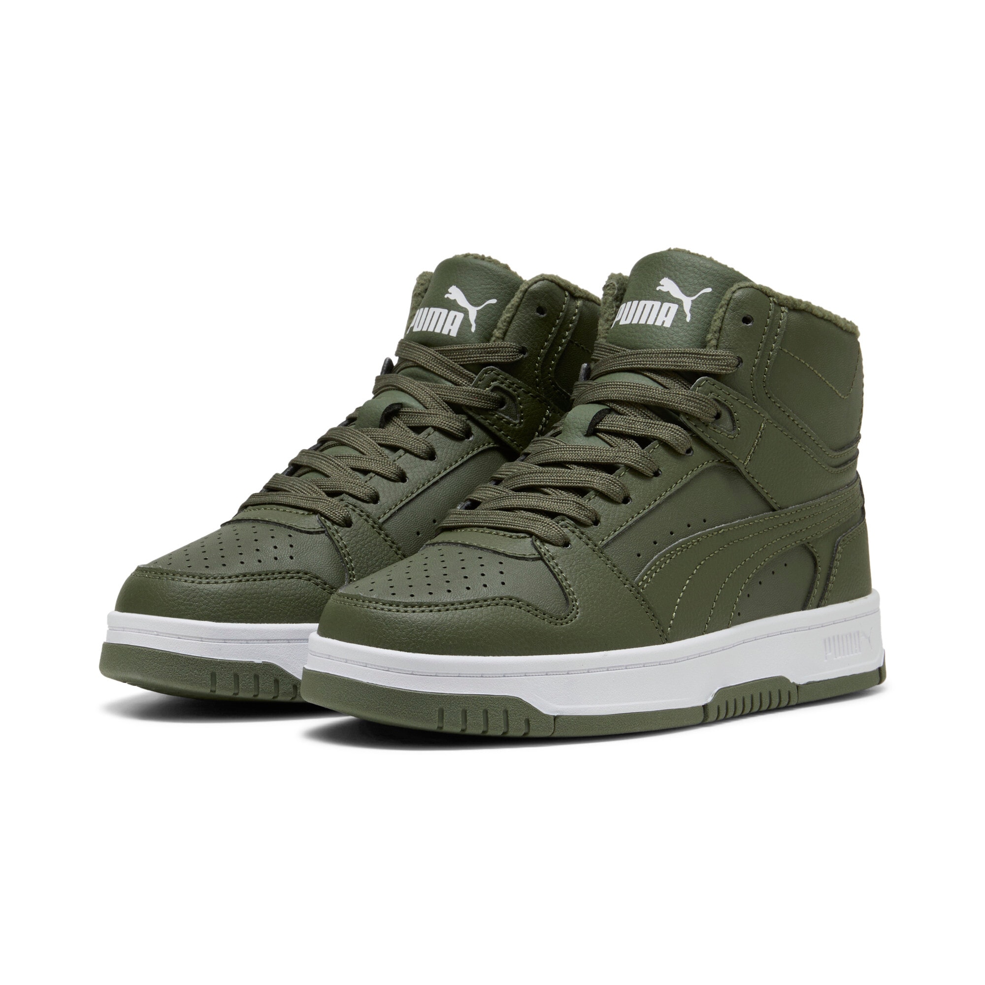 PUMA "REBOUND SLAM MID WTR JR" Winterschuhe, Schnürboots, Sneaker