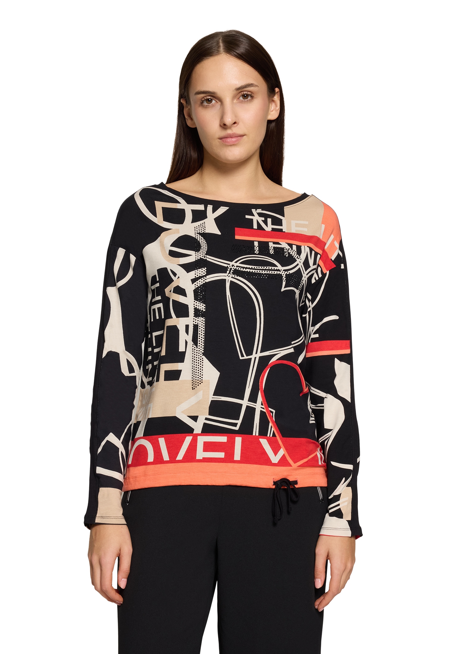 Betty Barclay Kurzarmshirt "Damen mit Tunnelzug" 1 tlg. günstig online kaufen