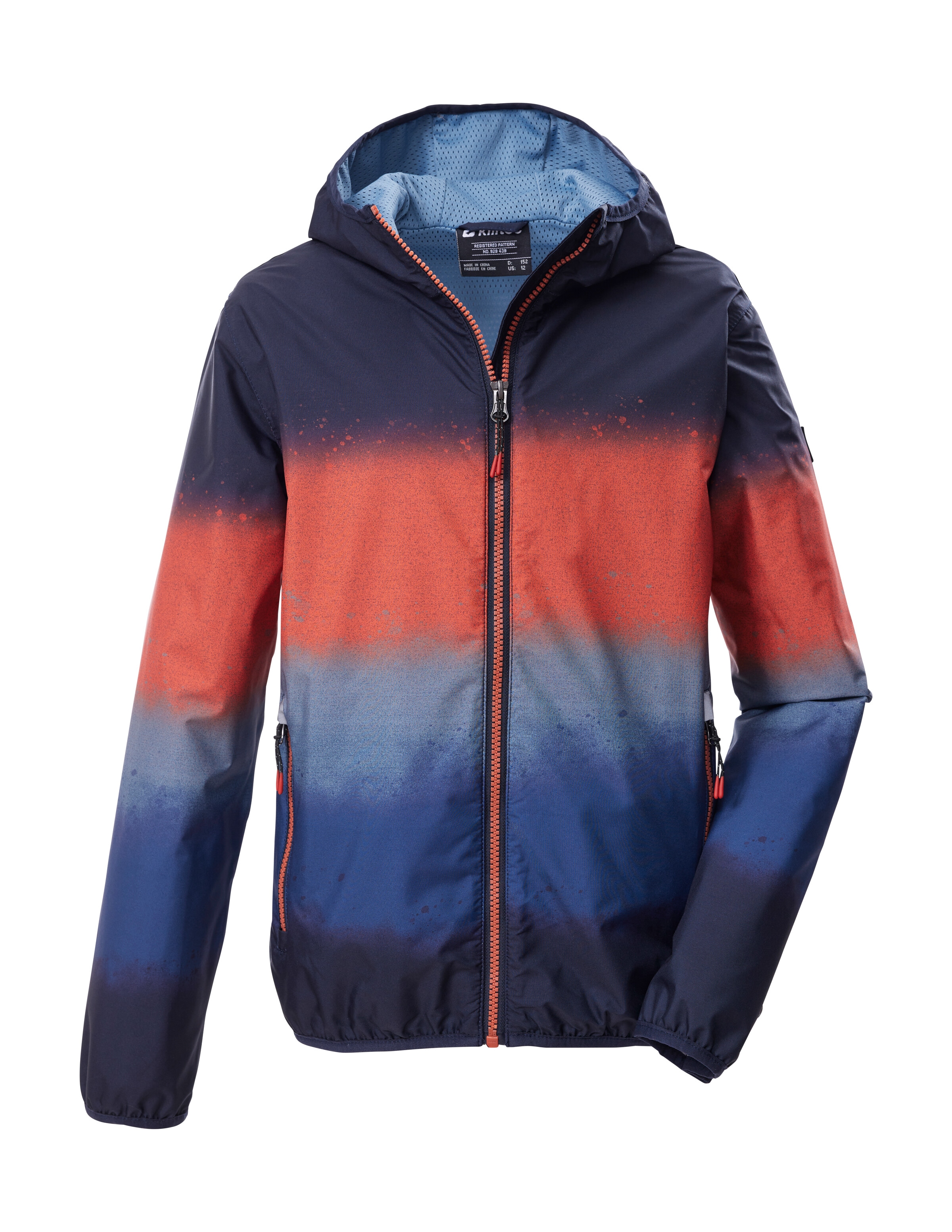 Killtec Funktionsjacke "KOS 144 BYS JCKT" Wind- und wasserdichte Jungenjacke mit Farbverlauf-Print