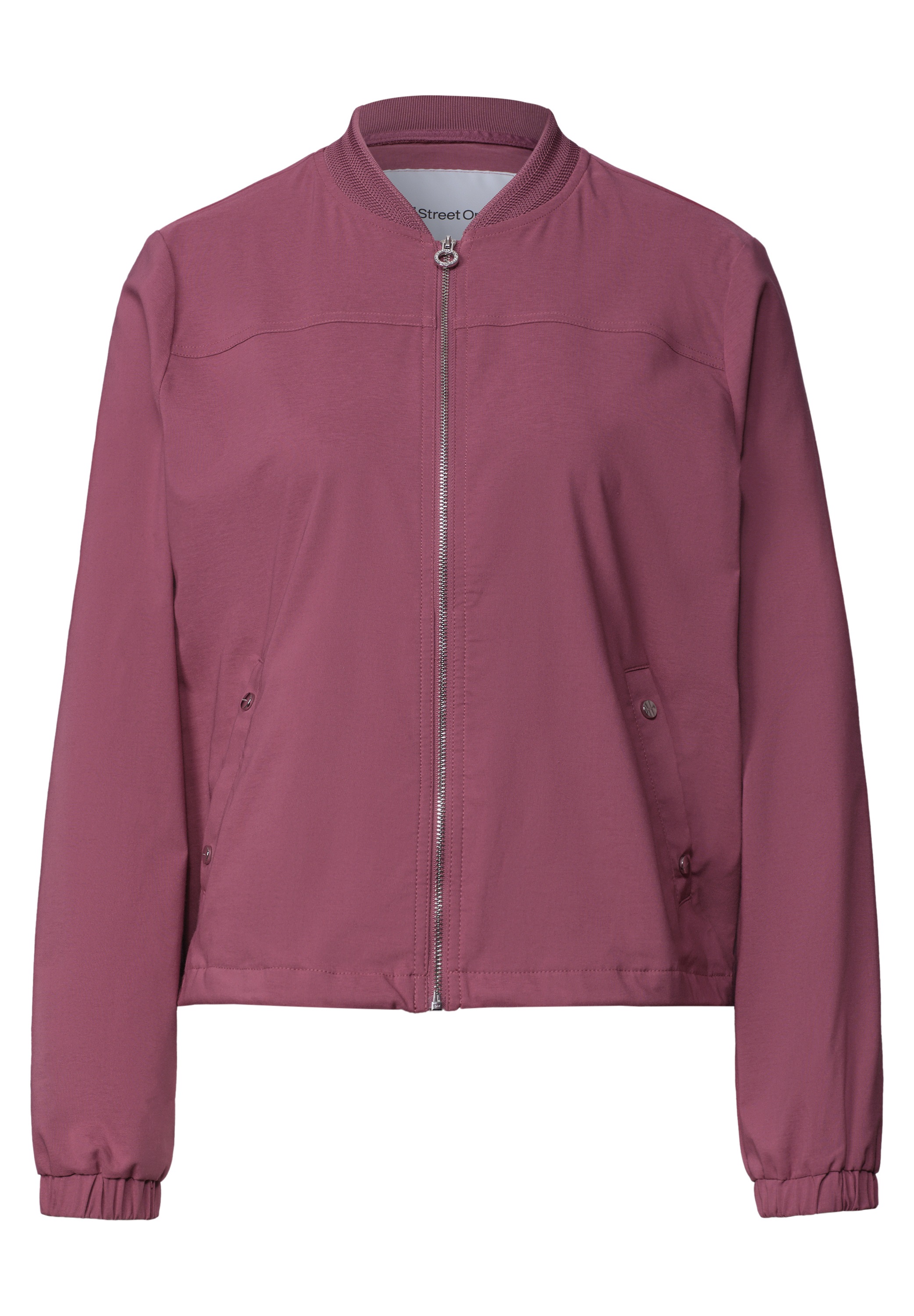 STREET ONE Kurzjacke ohne Kapuze im soften Baumwoll-Mix