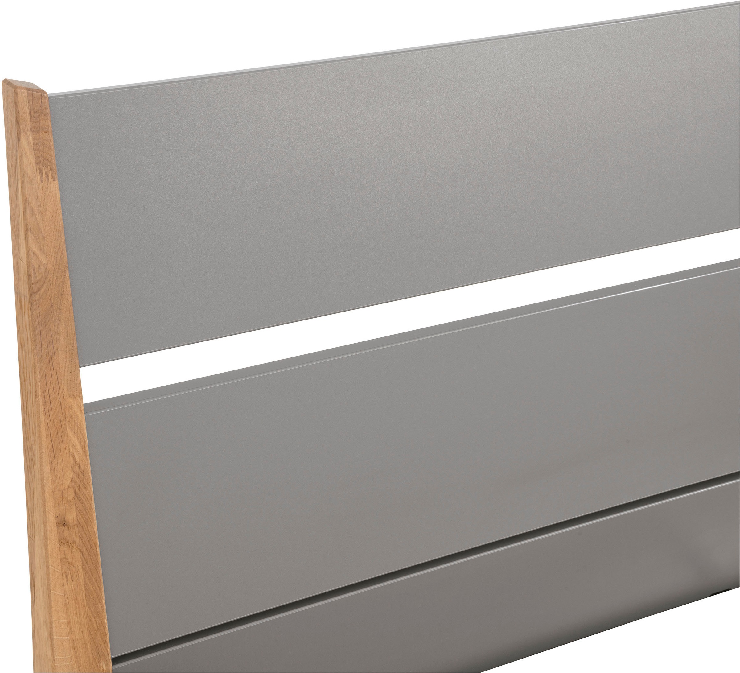 PAIDI Kinderbett »STIENE in verschiedenen Größen und Farben« 90/120/140x200cm - Beige, Grau, Eiche massiv,  Jugendbett mit Massivholz, pflegeleicht, langlebig, Jugendliege