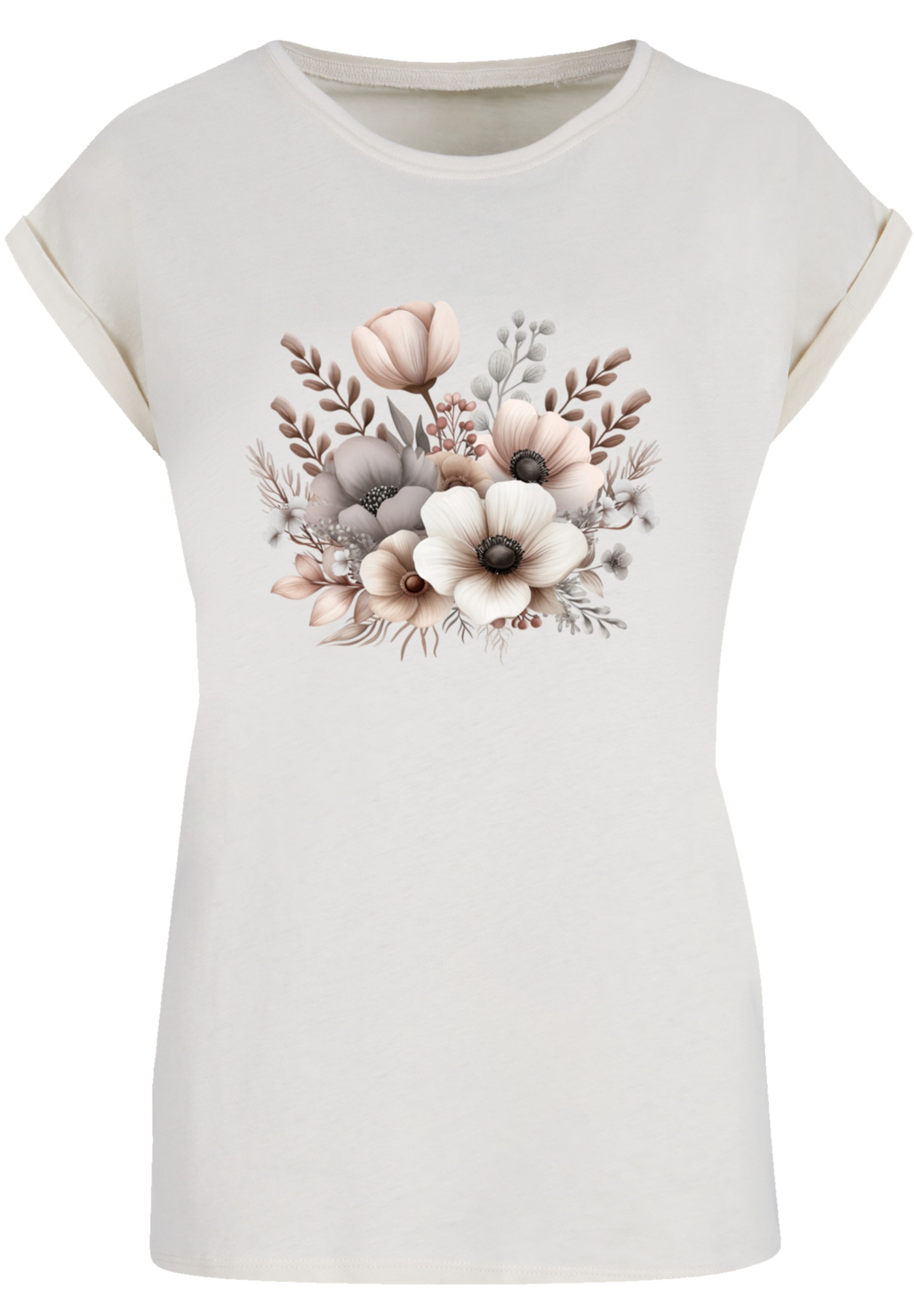F4NT4STIC T-Shirt »Blumenstrauß Boho«, Premium Qualität