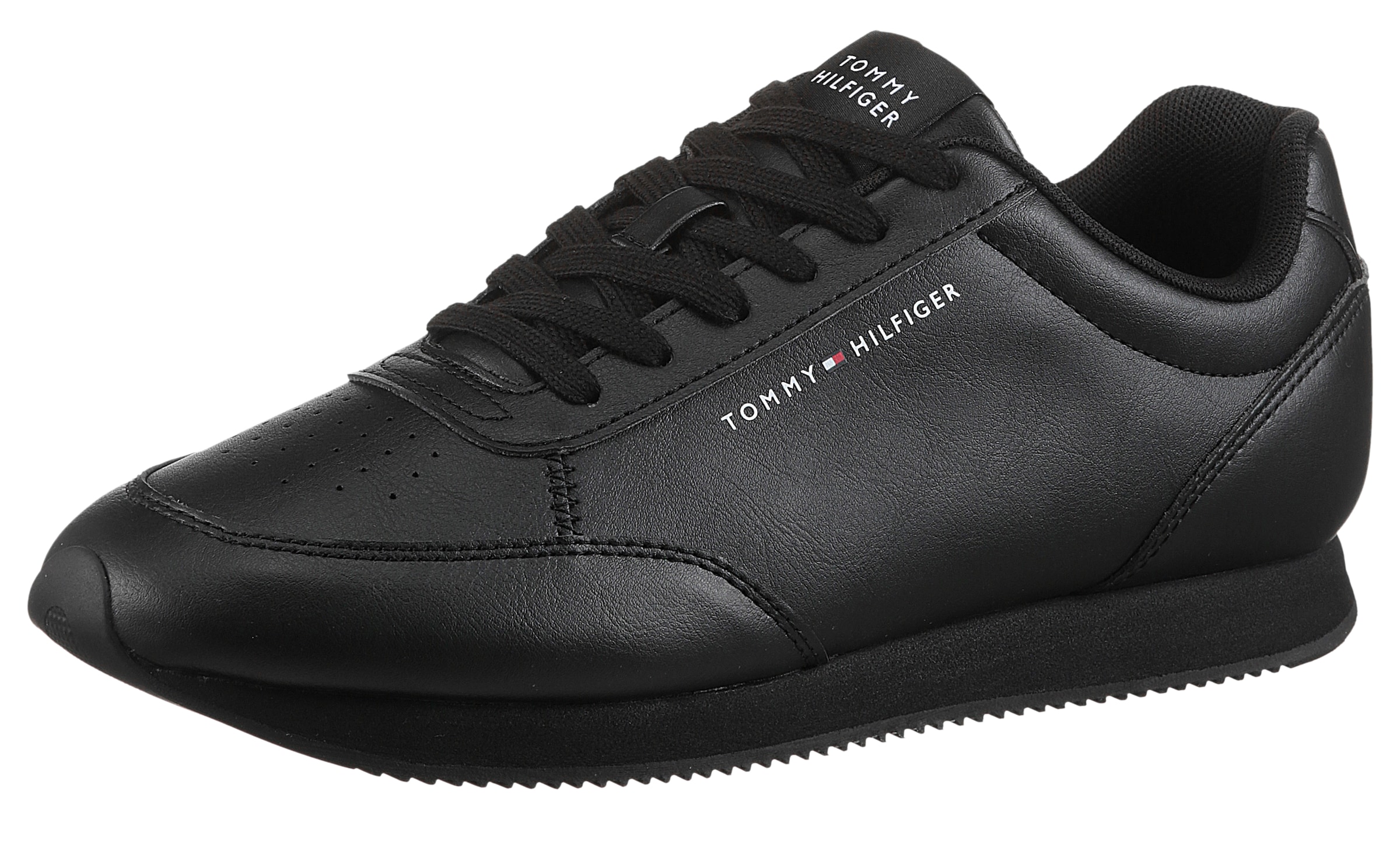 Tommy Hilfiger Sneaker "LO RUNNER PU MIX", Freizeitschuh, Halbschuh, Schnür günstig online kaufen