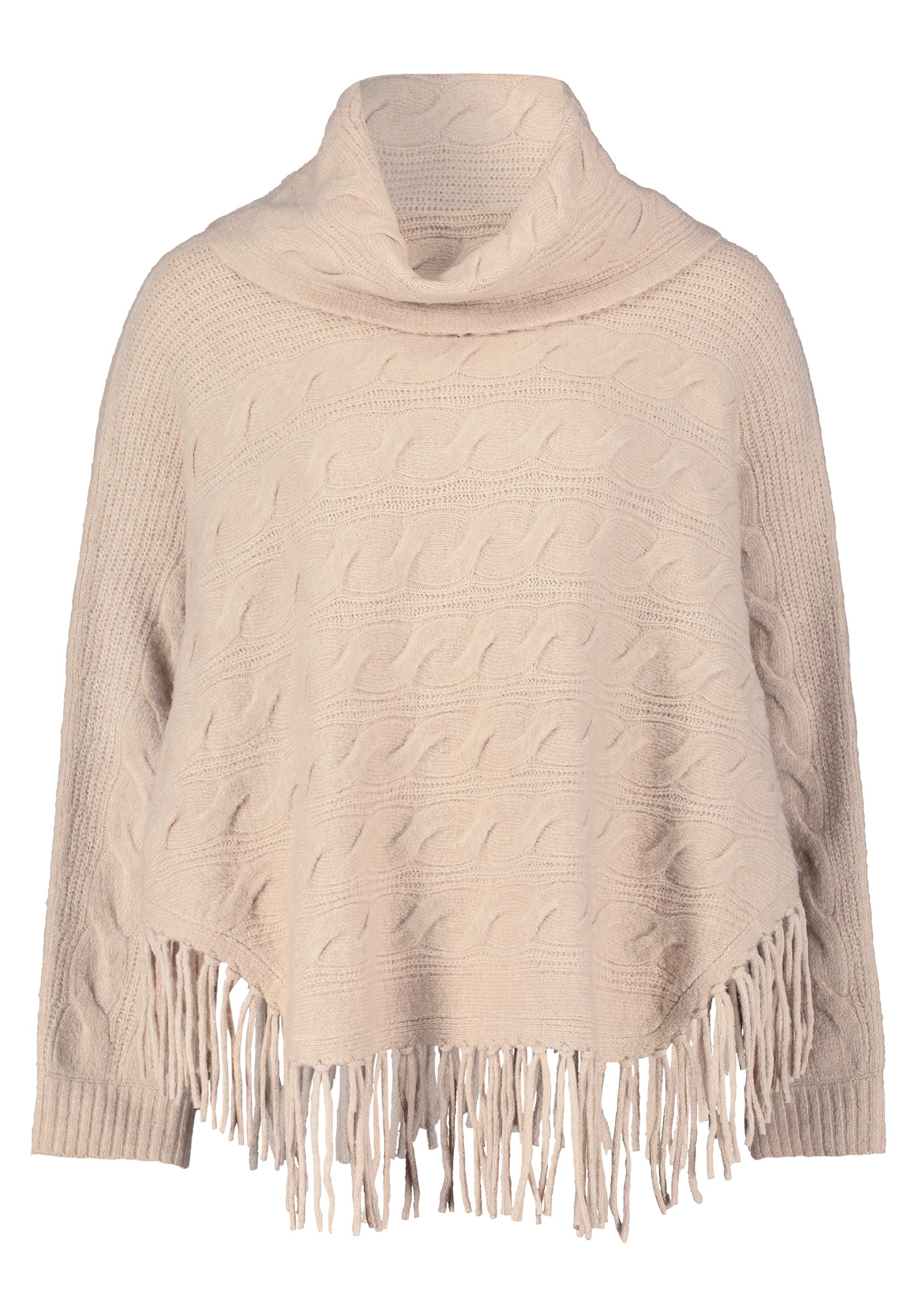 Betty Barclay Strickjacke »Betty Barclay Strick-Poncho mit Fransen«, Fransen