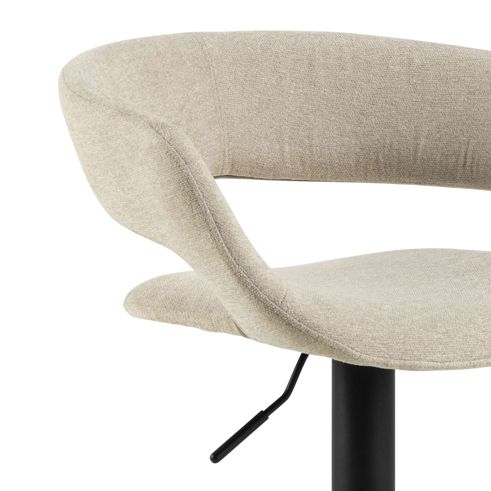 ACTONA GROUP Barhocker »Grace«, (Set, 2 St., 2 stk), Barhocker, Apia sand, Trompete Gestell, mit drehfunktion, 2 stk