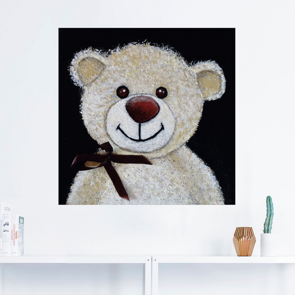 Artland Wandfolie »Teddybär«, Spielzeuge, (1 St.)