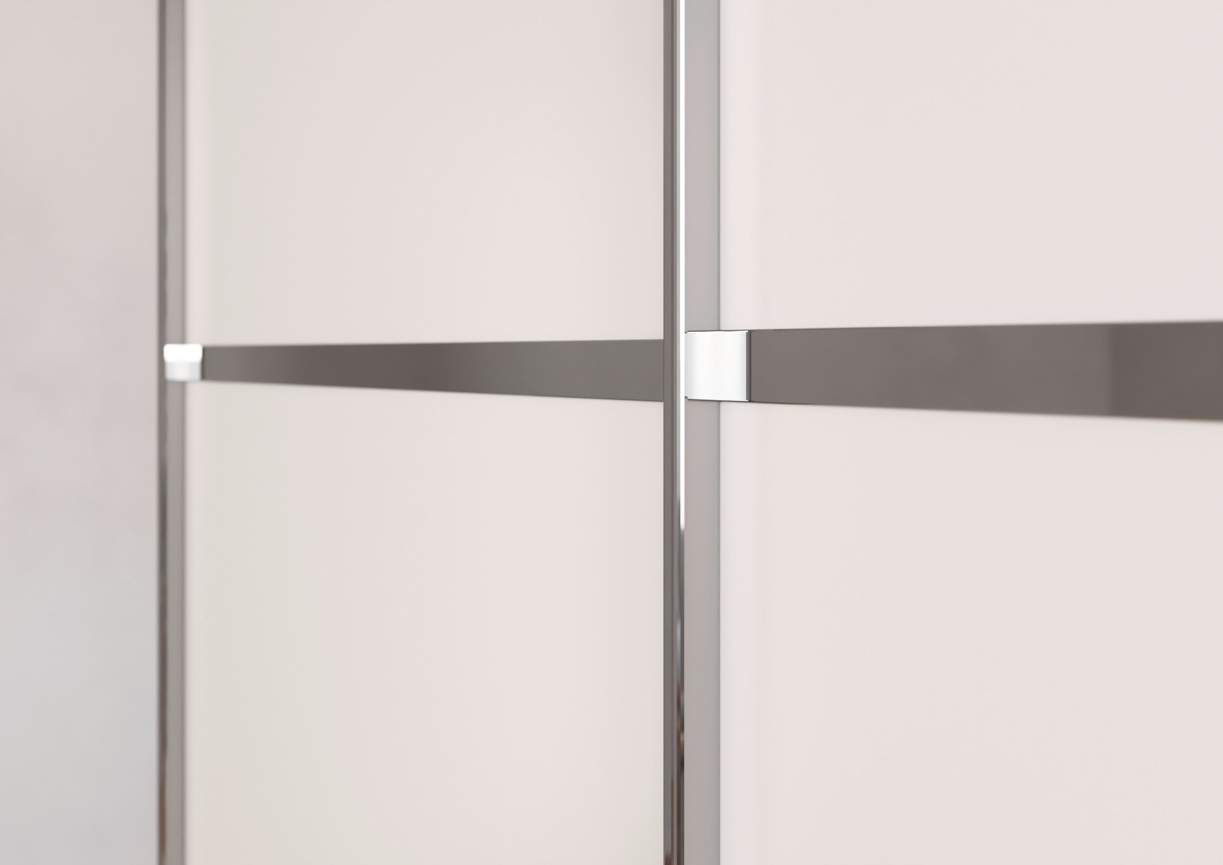 rauch Kleiderschrank »Schwebetürenschrank OTTO´s Choice Garderobe Schrank TOP ANGEBOT Avola«, (in 3 verschiedenen Ausstattungen BASIC/CLASSIC/PREMIUM), mit eleganten Zierleisten in Chrom, Schwarz oder Weiß MADE IN GERMANY