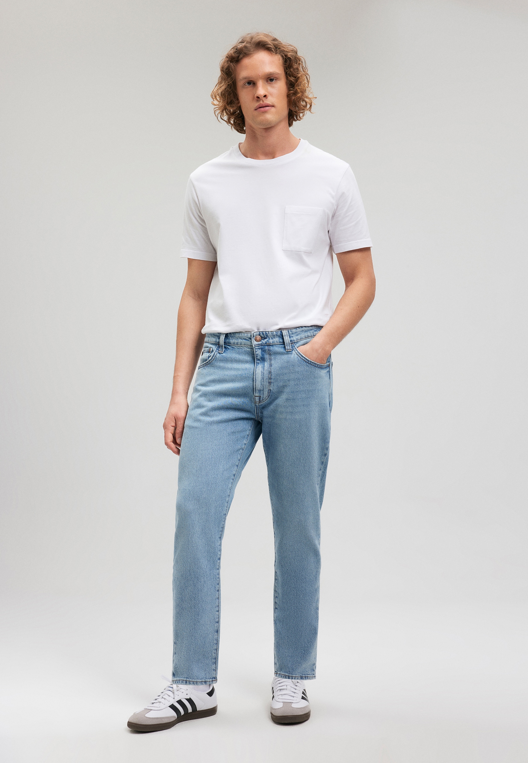 Weite Jeans »MILAN«, Slim Tapered Leg Pants