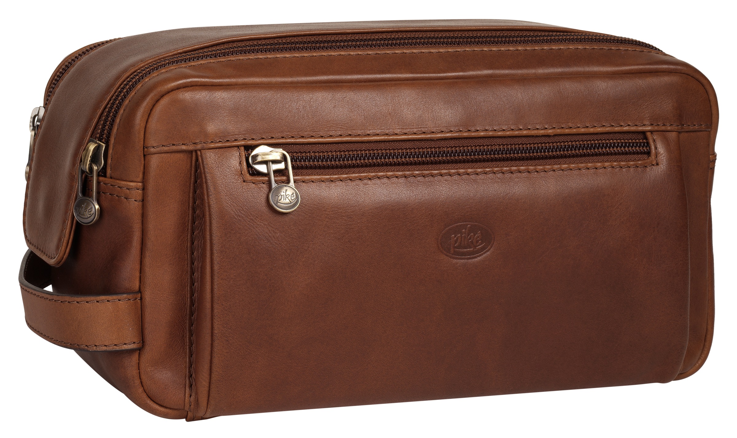 Piké Kulturbeutel echt Leder günstig online kaufen