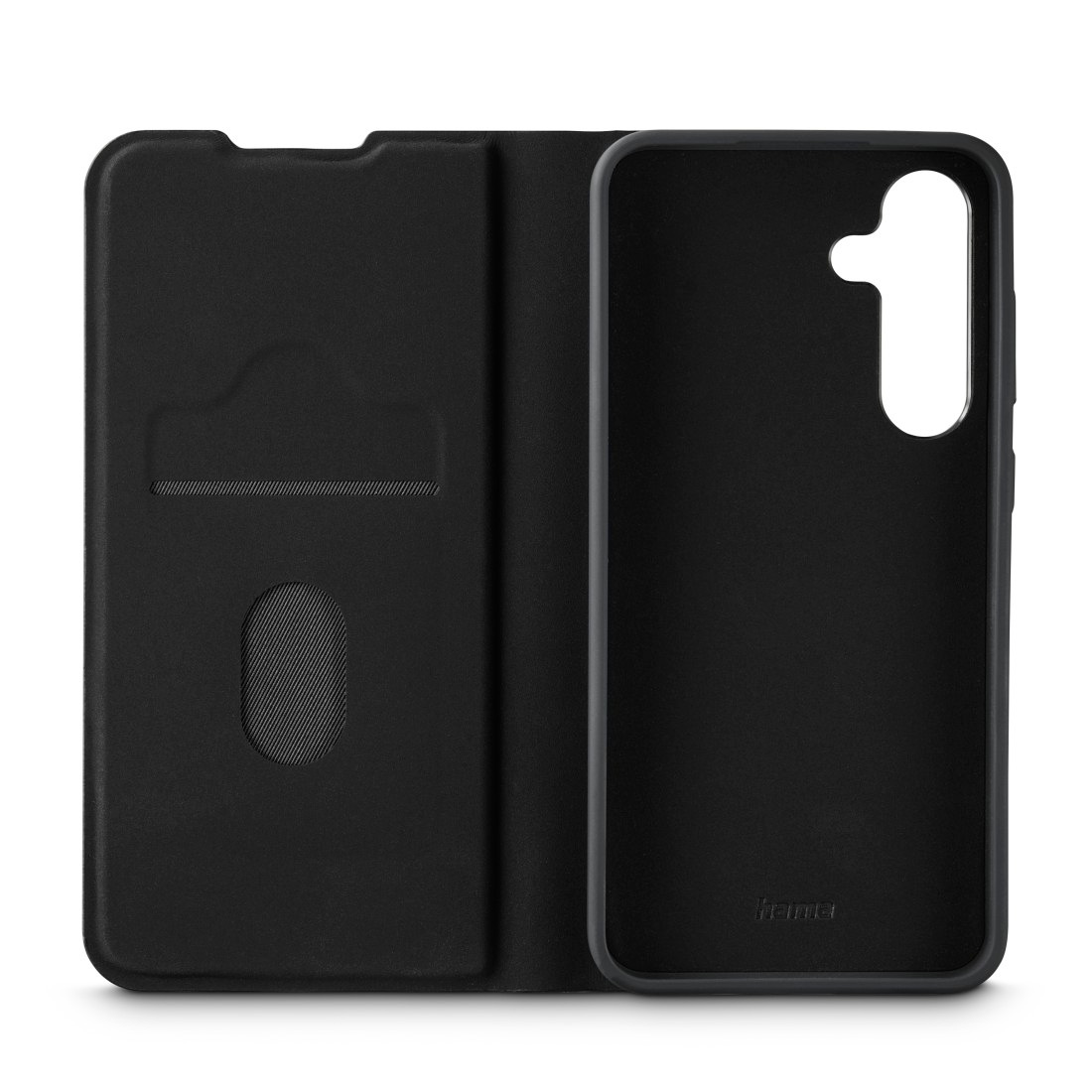 Hama Smartphonetasche »Handyhülle für Samsung Galaxy A56, klappbar, Magnetverschluss« hochwertiges Kunstleder, Kartenfach, Standfunktion, erhöhte Kanten