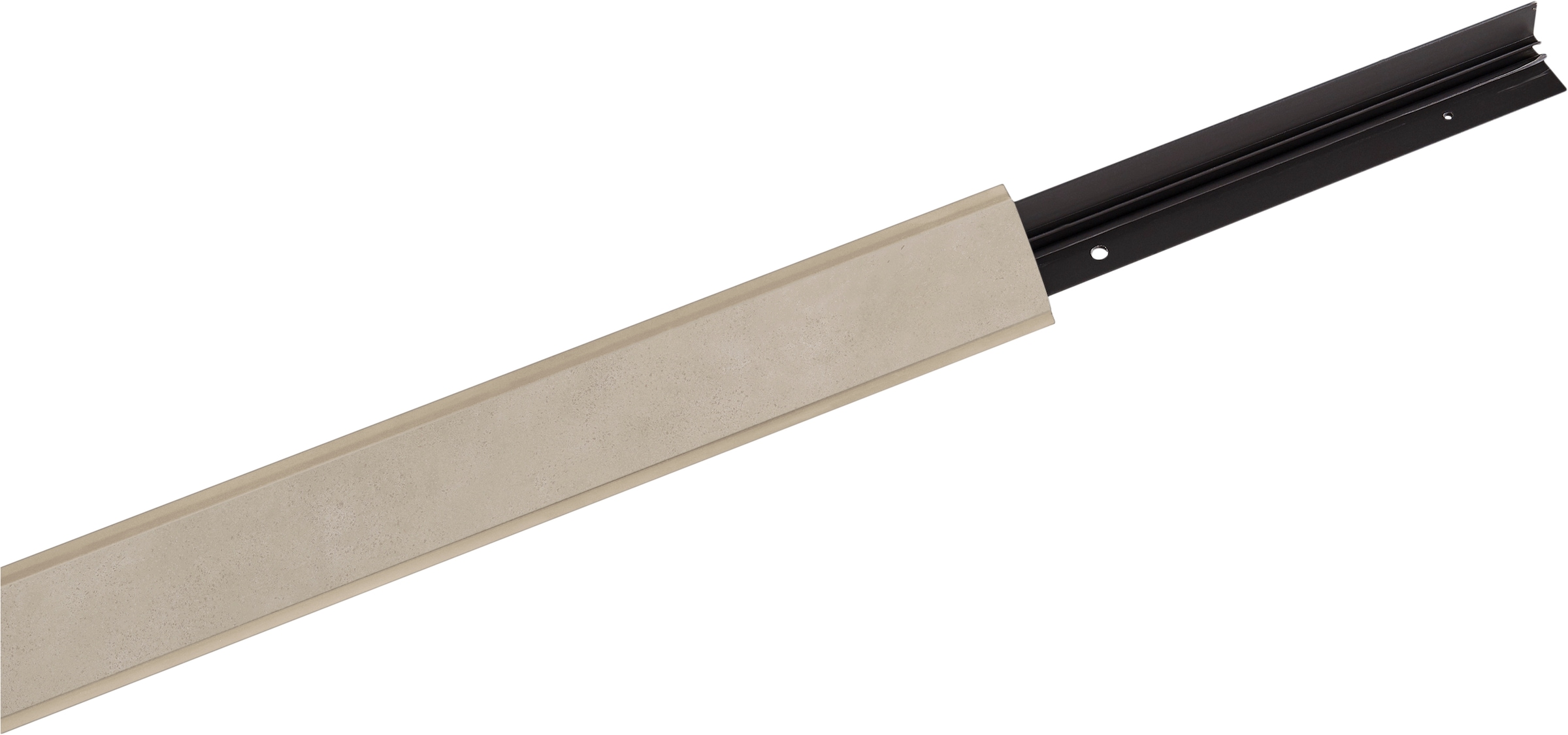 nobilia® Abschlussleiste »WAP« zum Anschrauben, kürzbar, Maße: 200/400 x 2,5 x 2,5 cm