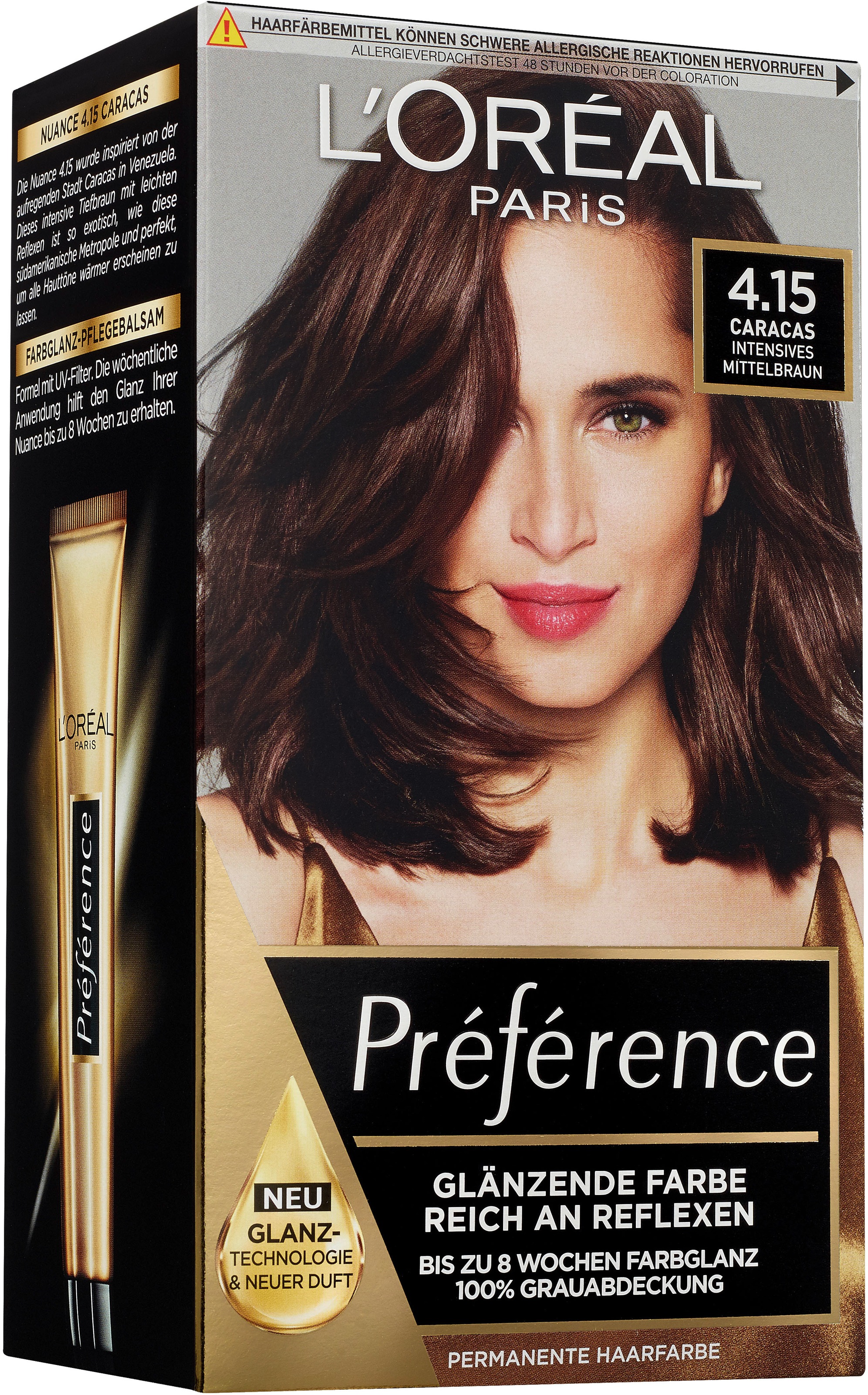 L'ORÉAL PARIS Coloration »Préférence«, (Packung, 3 tlg.), mit pflegender Formel