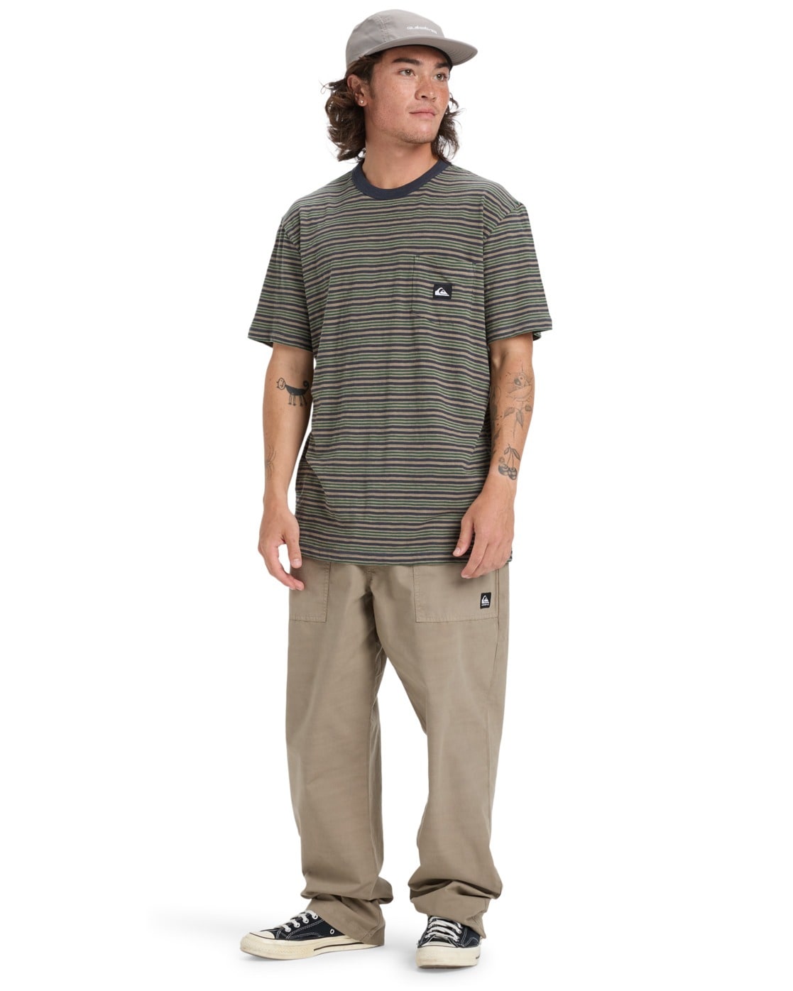 Quiksilver T-Shirt »Onyx Striped«