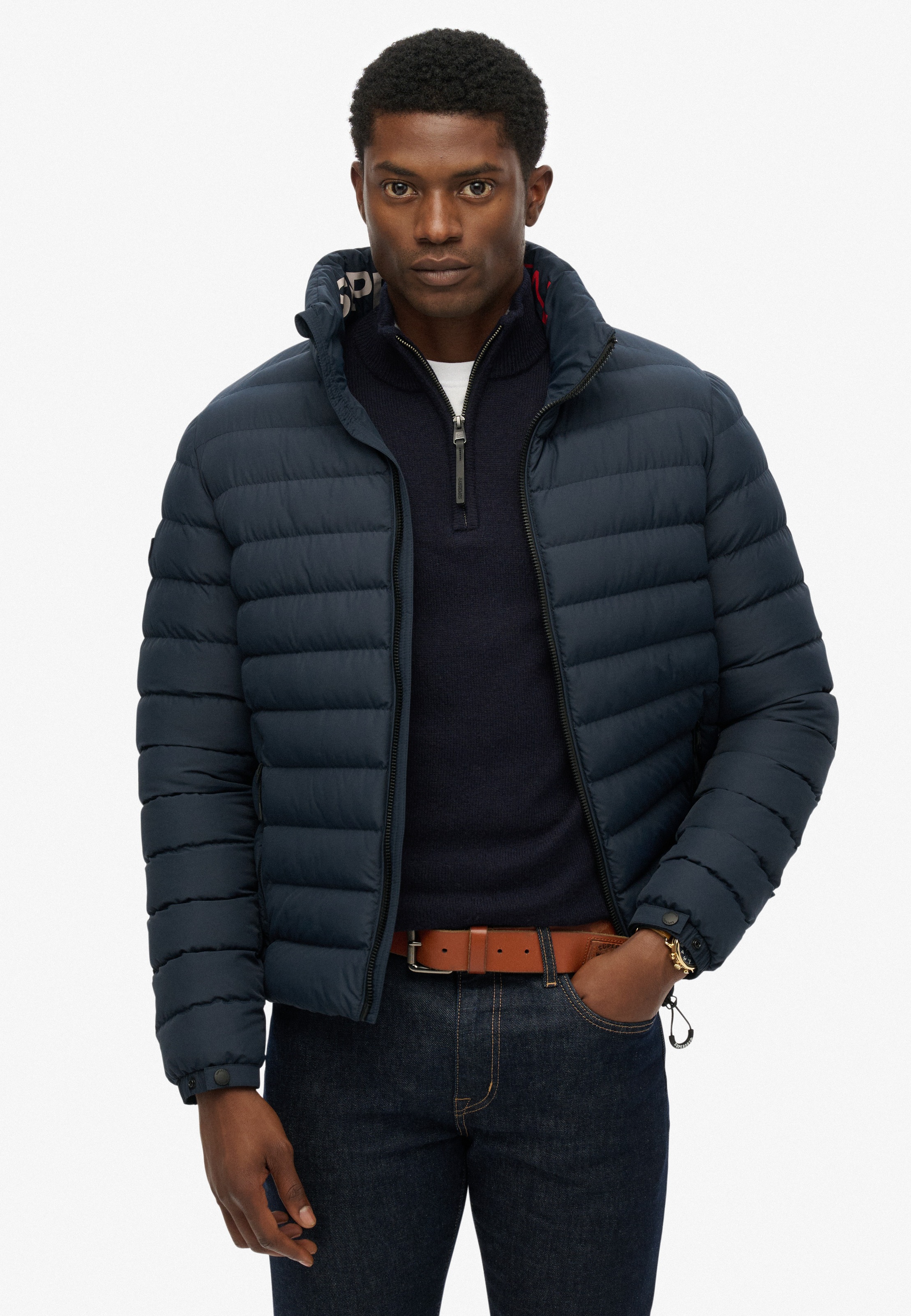 Superdry Steppjacke »FUJI PRINT PADDED JACKET«, ohne Kapuze