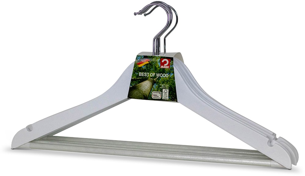 MAWA Kleiderbügel "Lotusbügel", (Set, 5 tlg., 5 Kleiderbügel), aus Lotushol günstig online kaufen