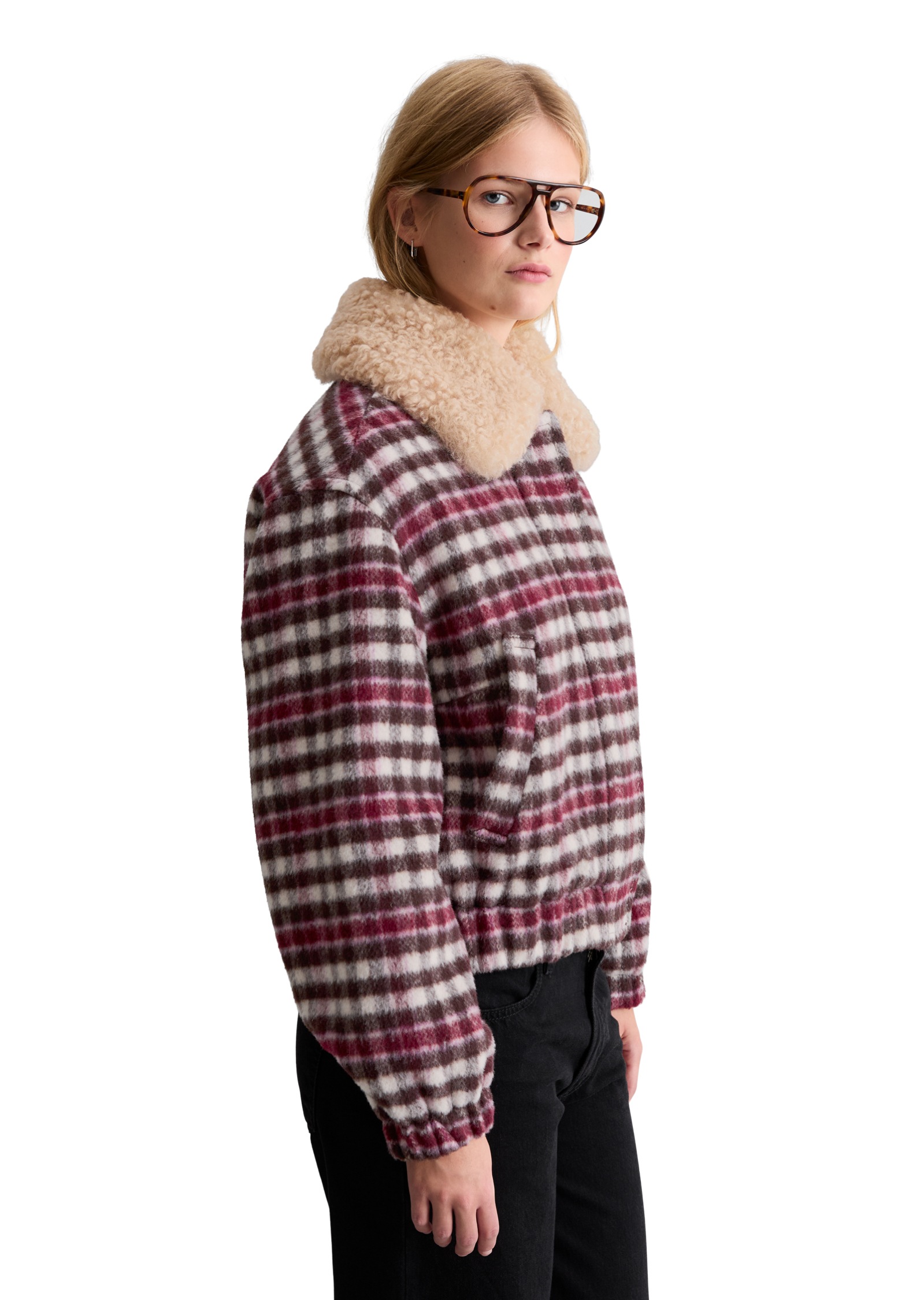 Marc O'Polo DENIM Outdoorjacke »mit abnehmbarem Teddykragen«
